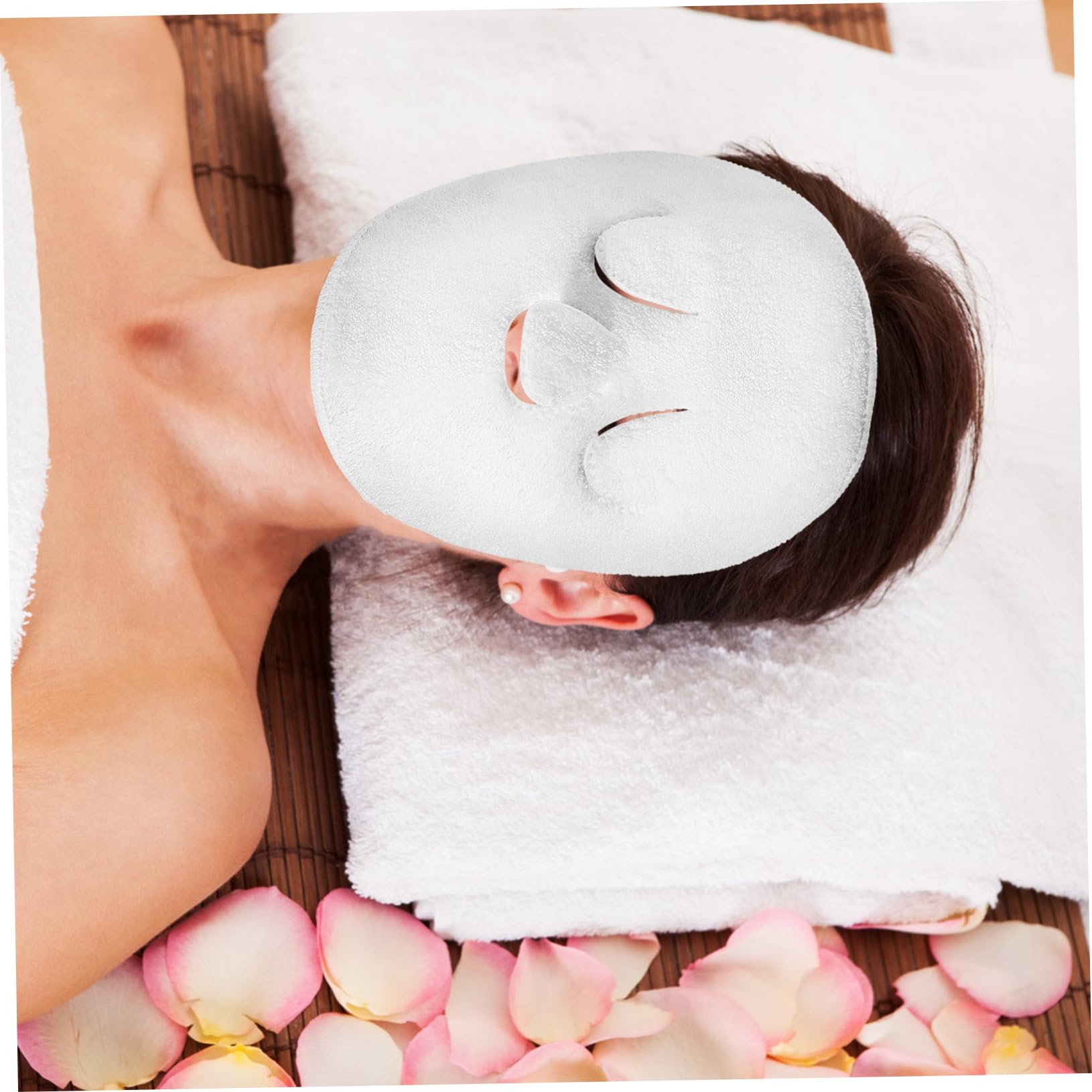 Reusable Cold/Hot Face Masks 2PCS - Beauty Compress Towels for Skin Care & Relaxation