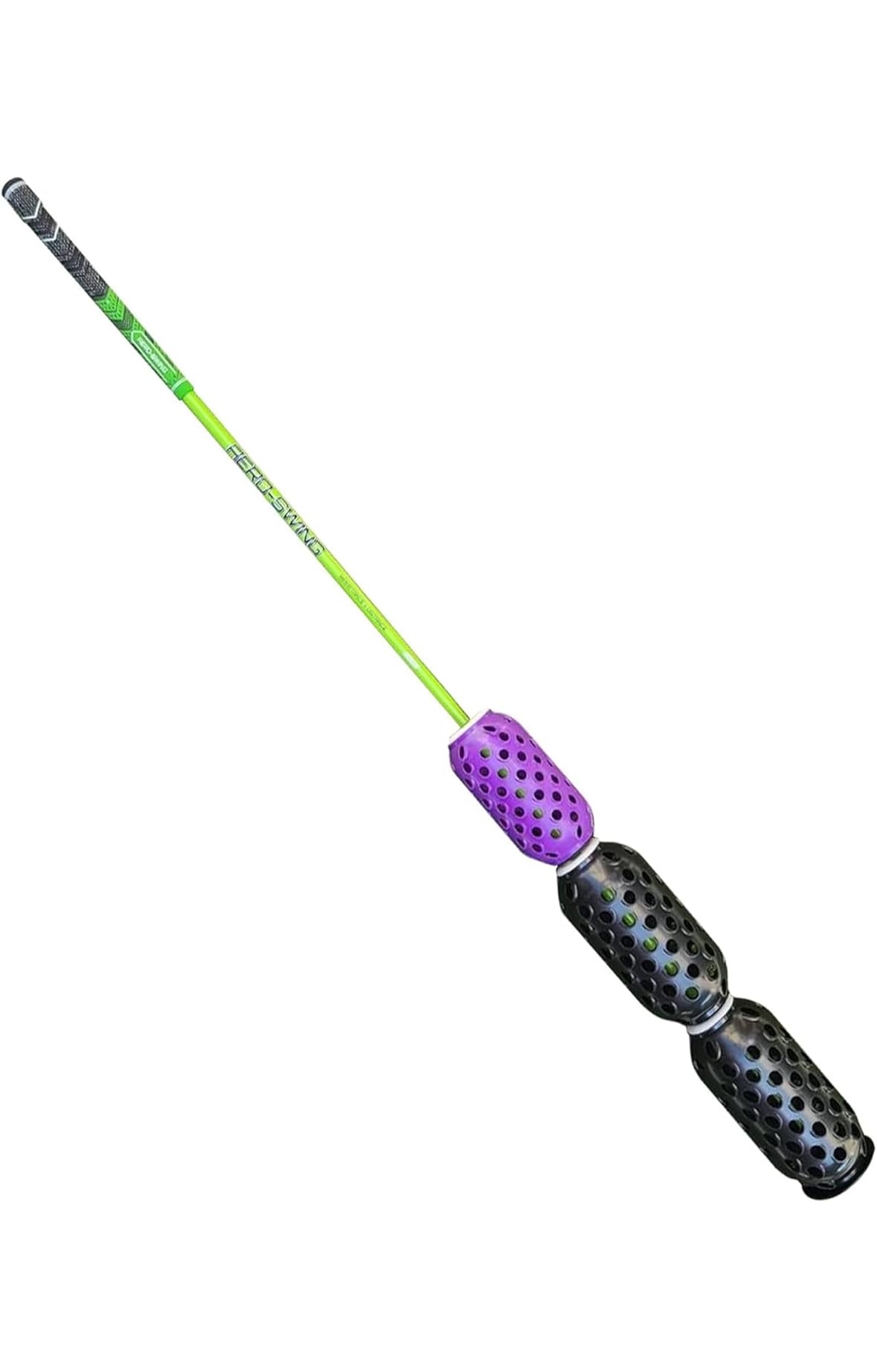 **Golf Swing Trainer & Speed Stick - Adjustable Golf Training Aid for Swing Speed & Accuracy - Wind-Resistant Warm Up Equipment - Perfect for Driving Range & Home Practice**
