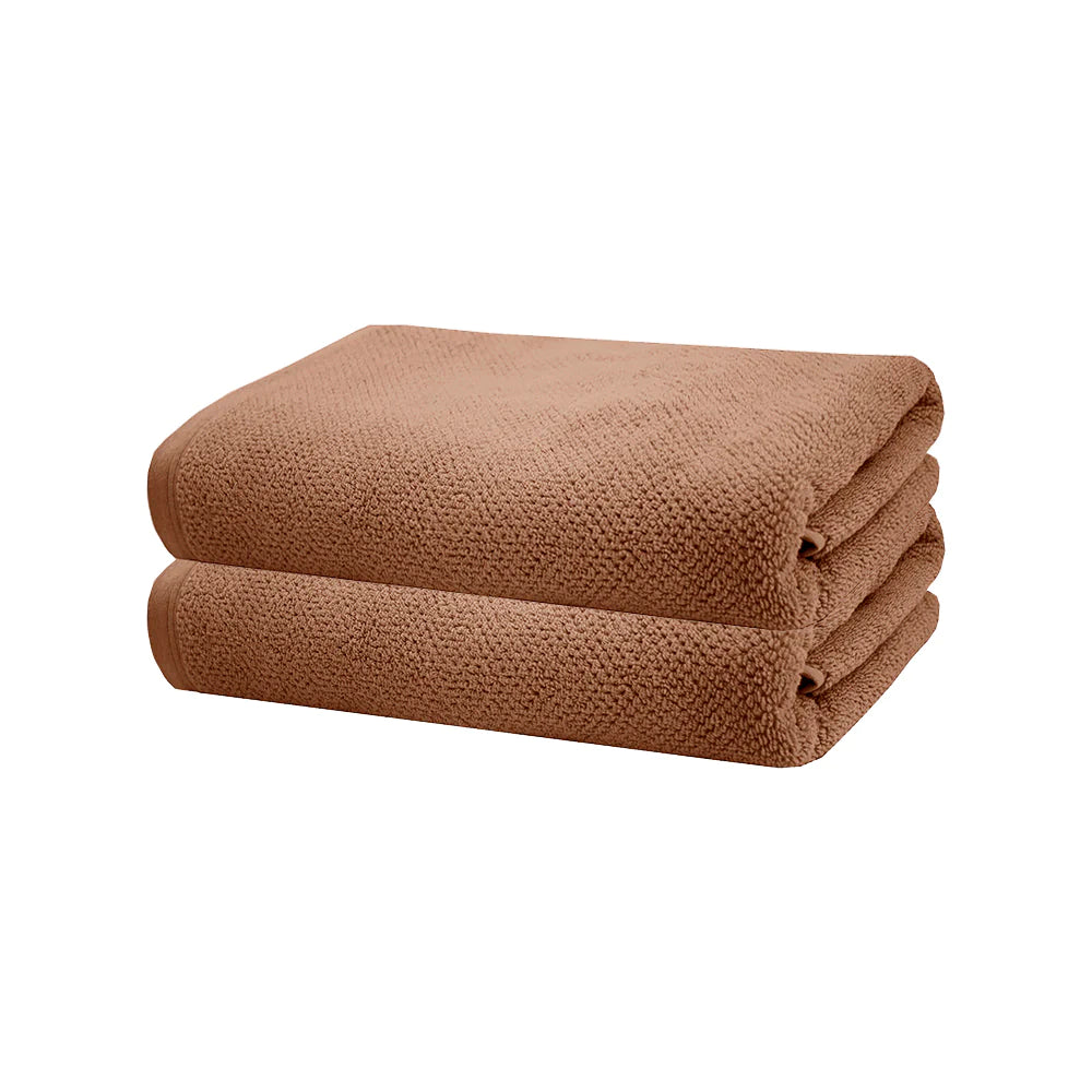 Angove WOODROSE Premium Bath Towels 2 Pack - Super Soft & Absorbent Cotton Towel Set for Spa, Bath & Pool - Luxury Bathroom Essentials by Bambury