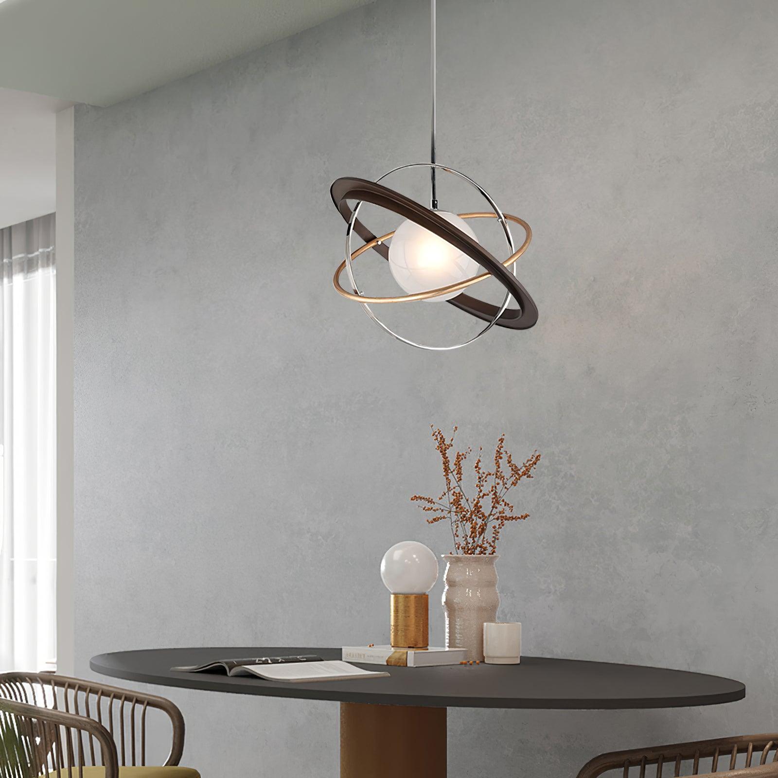 Apogee Modern Pendant Lamp - Sleek Hanging Light Fixture for Kitchen, Dining Room & Living Room Decor - Energy Efficient LED Lighting for Home & Office