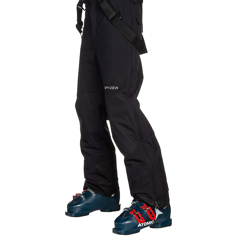 Spyder Big Boys' Insulated Ski Pants with Side Zipper - Waterproof Snow Pants for Kids' Winter Sports & Outdoor Activities