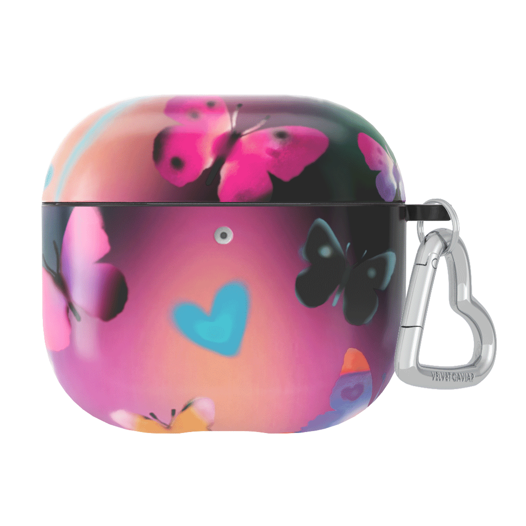 Aurora Butterfly AirPod Case - Cute & Protective Cover for Apple AirPods 1/2/3 & Pro - Perfect for Travel, Work & Everyday Use