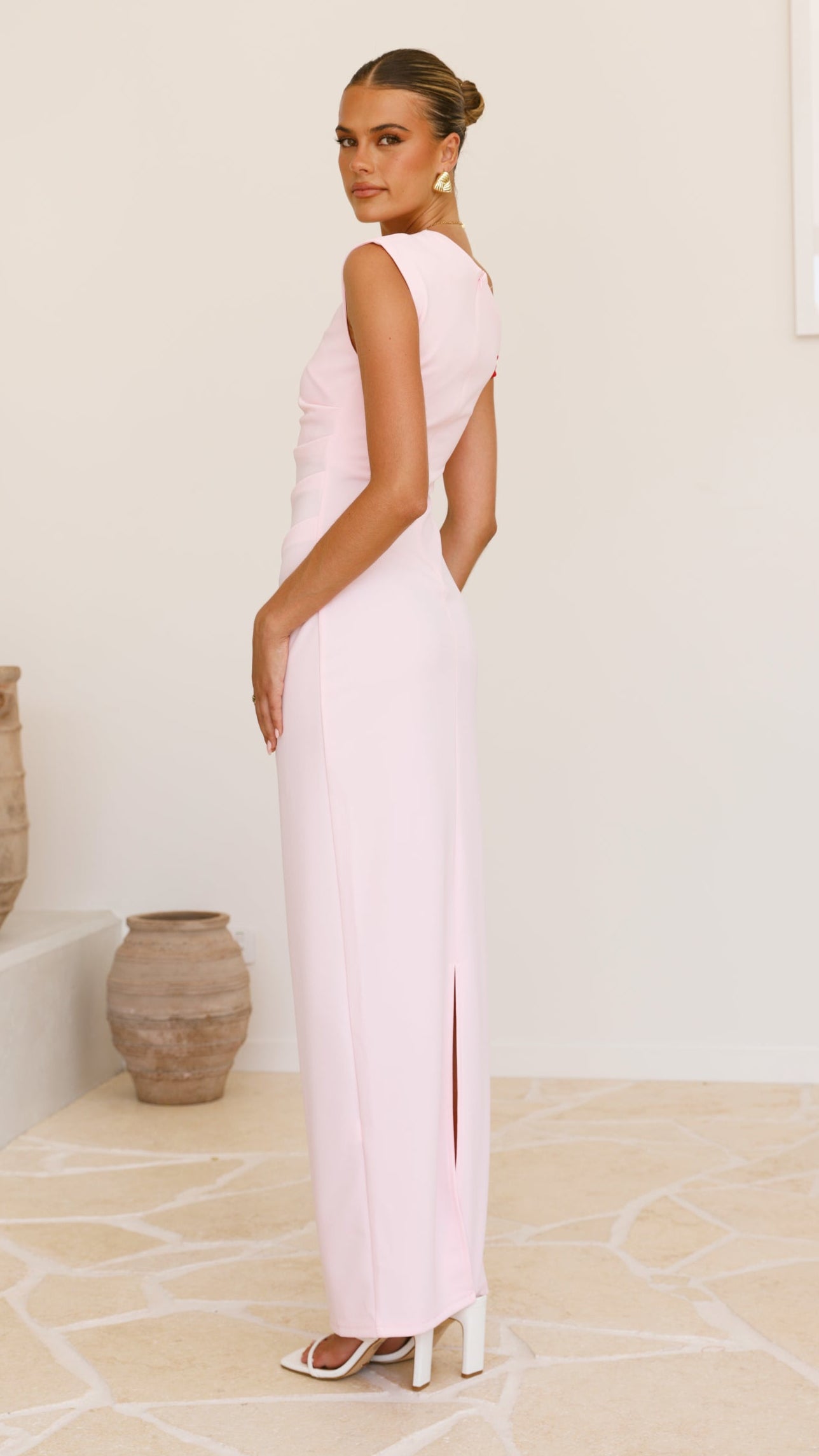 Honey Maxi Dress for Women - Flowy Long Summer Dress in Pink & Red | Beach, Vacation, Party Wear