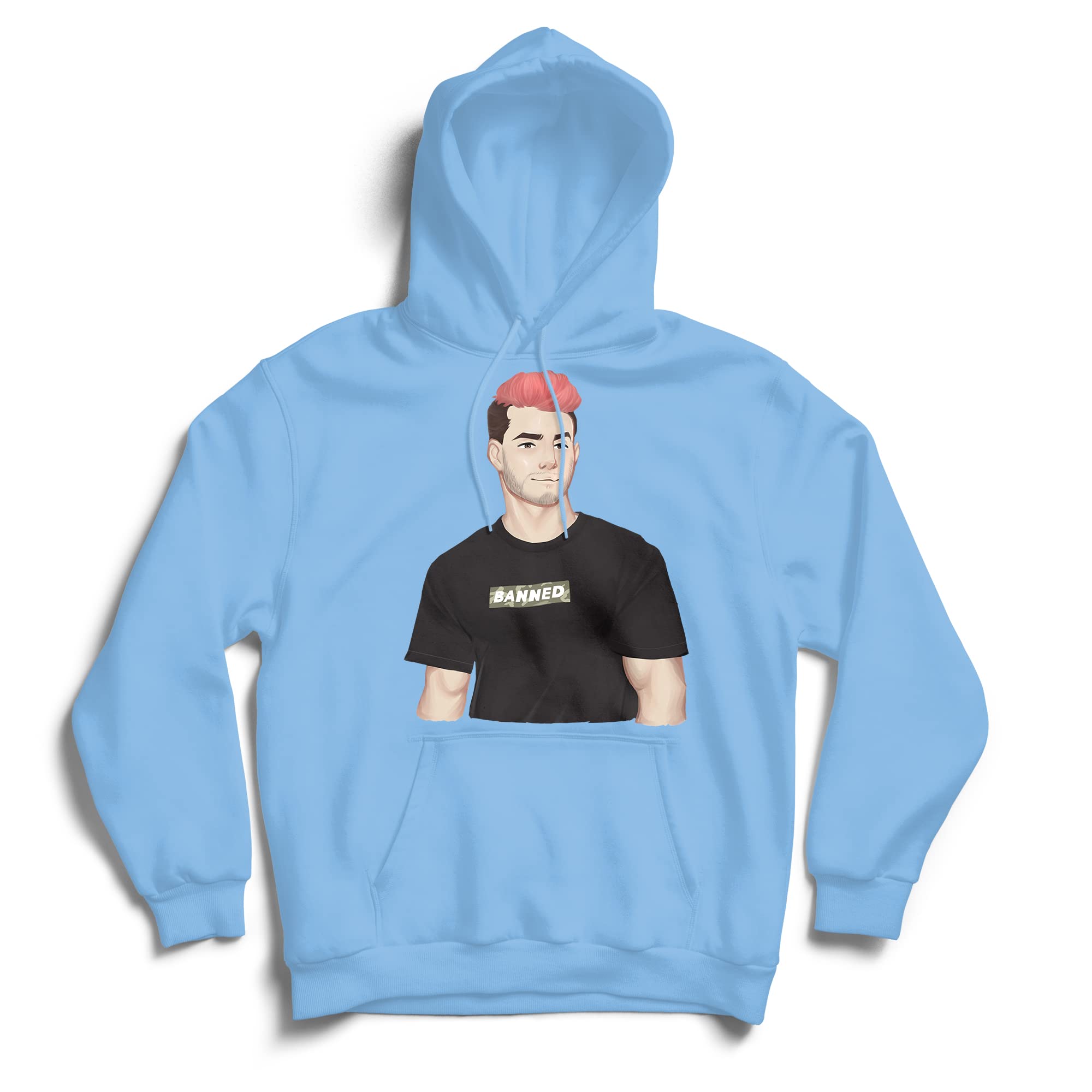 Fedmyster Merch Chibi Strong Unisex T-Shirt & Hoodie Sweatshirt for Men, Women and Kids - Perfect for Gaming Streams, Cosplay and Anime Conventions