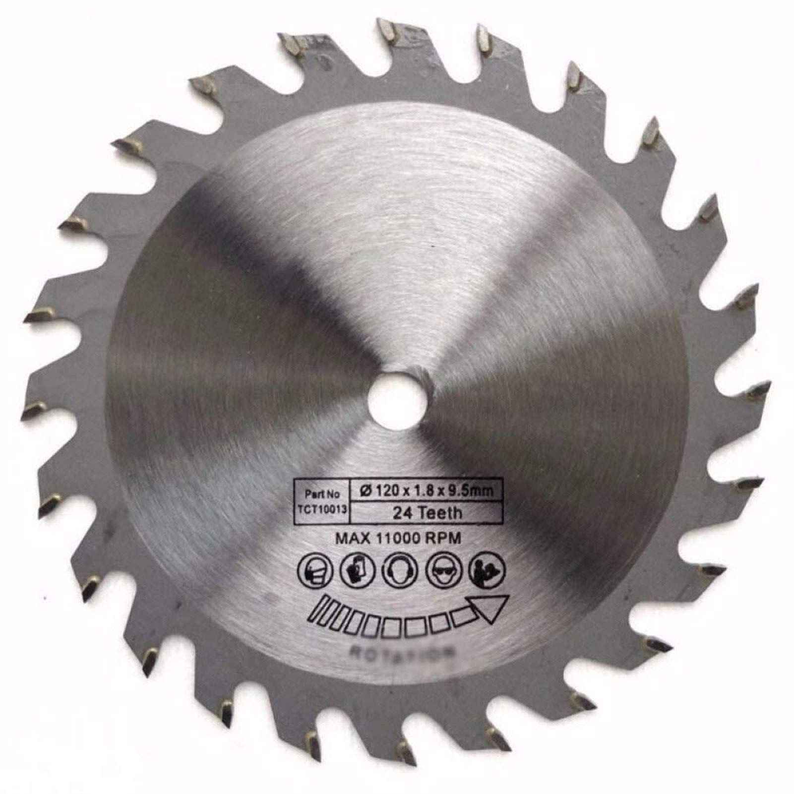 120mm 24T Carbide Circular Saw Blade - Wood Cutting Disc for DIY & Home Projects