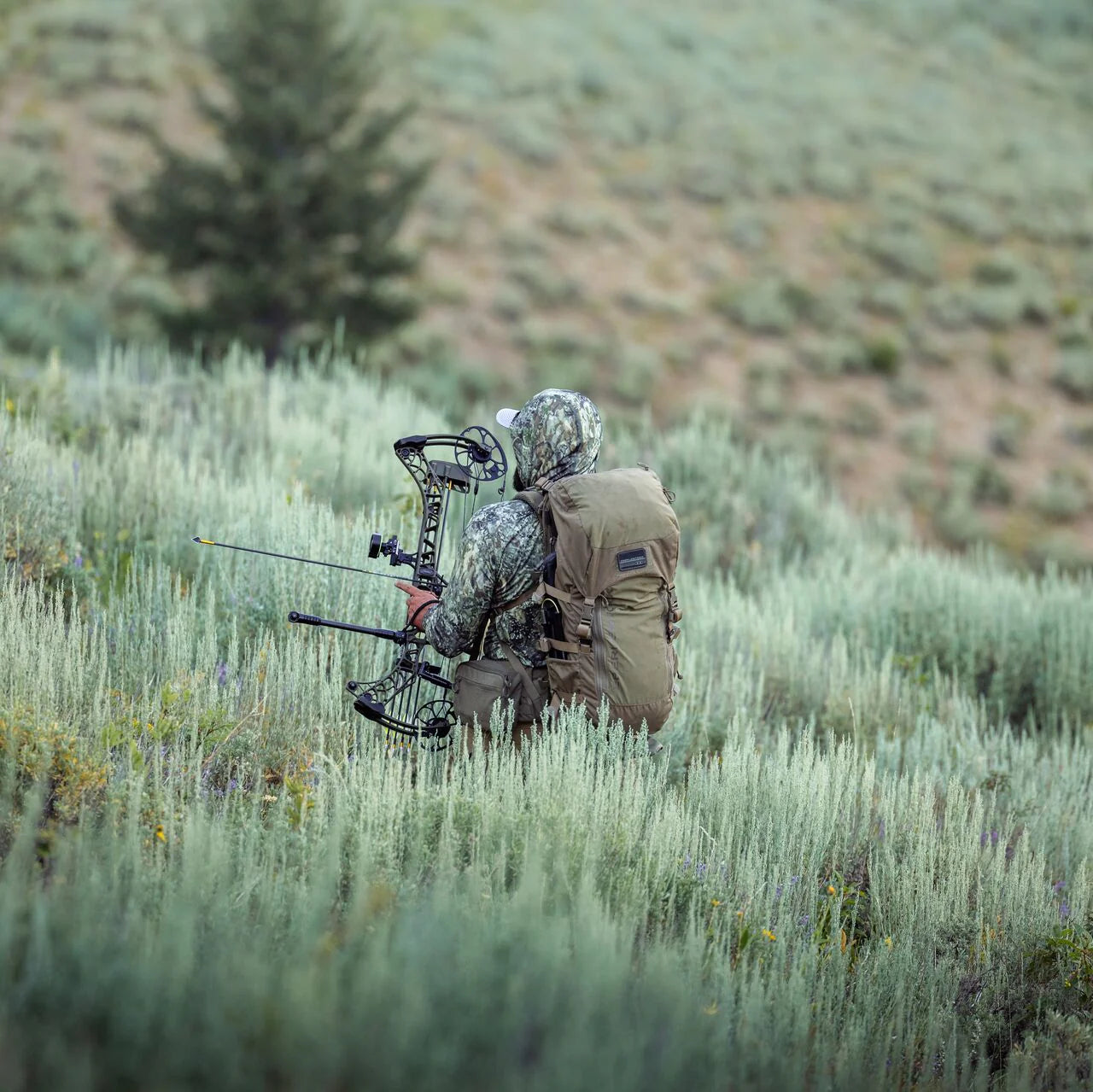 Eberlestock Vapor 2500 Lightweight Hunting Backpack with Hydration System - Perfect for Outdoor Adventures, Hiking, and Big Game Hunting