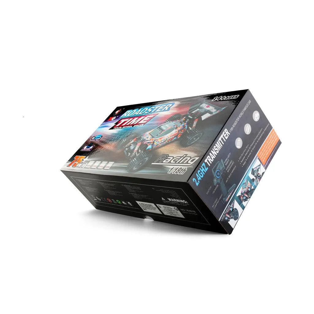 WLtoys 184016 75km/h High Speed Electric 4WD 2.4G Brushless RC Racing Car - Off Road Drifting Remote Control Vehicle for Adults & Kids | Ideal for Backyard Racing, Trail Adventures & RC Car Competitions