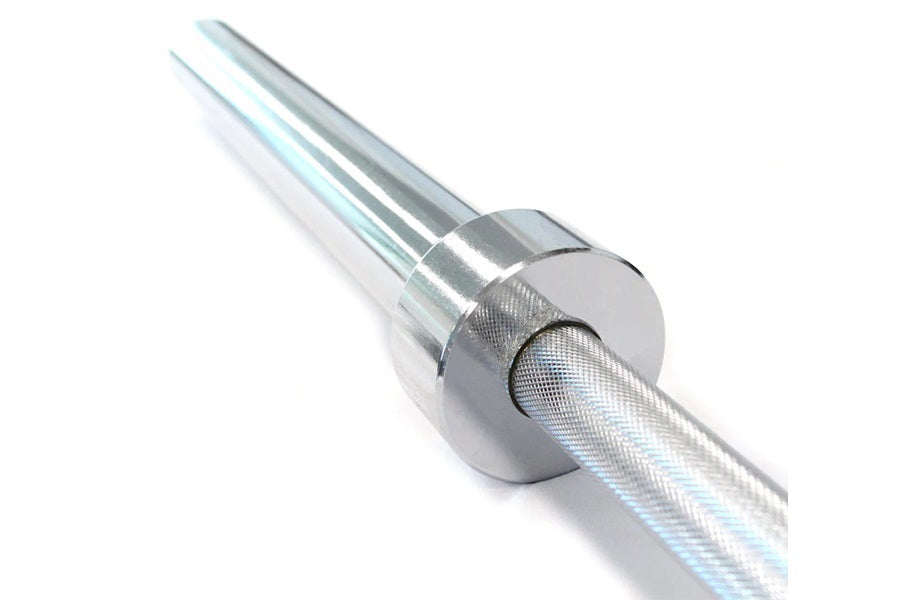 Warrior Economy Olympic Chrome Barbell (7ft) - Professional Weightlifting Bar for CrossFit, Powerlifting & Home Gym Workouts