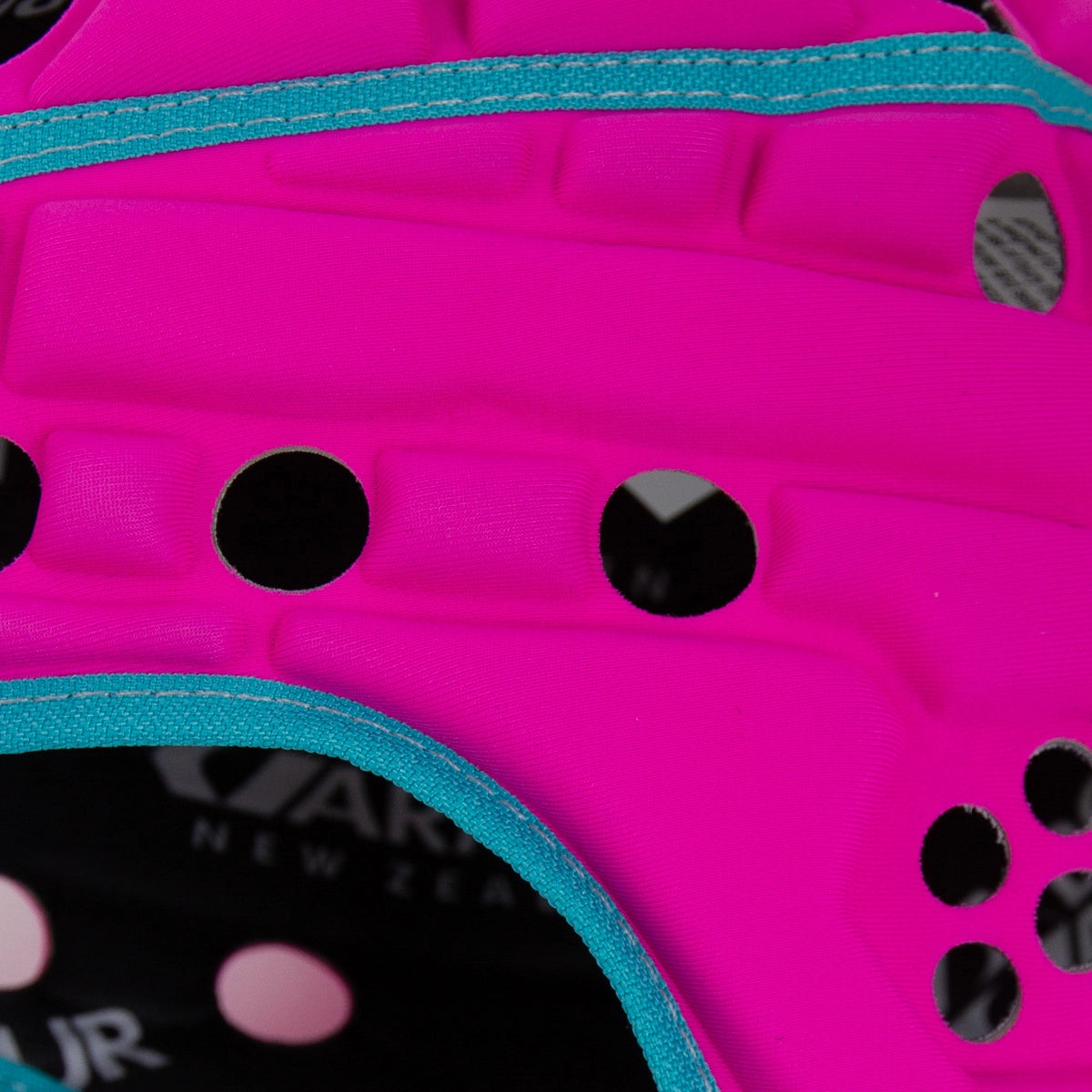 Kids Rugby Headguard - Body Armour Airflow Protective Gear for Youth Sports (Fluoro Pink) | Perfect for Rugby Training, School Sports & Youth Contact Sports Safety