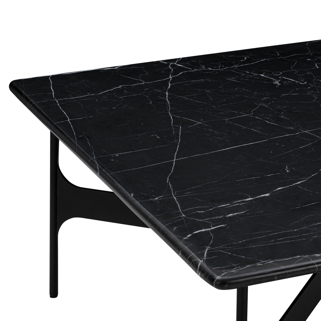 Floema Modern Square Coffee Table - Stylish Living Room Center Table for Home Decor, Sofa Table with Storage Shelf - Perfect for Small Spaces, Apartments & Lounge Areas