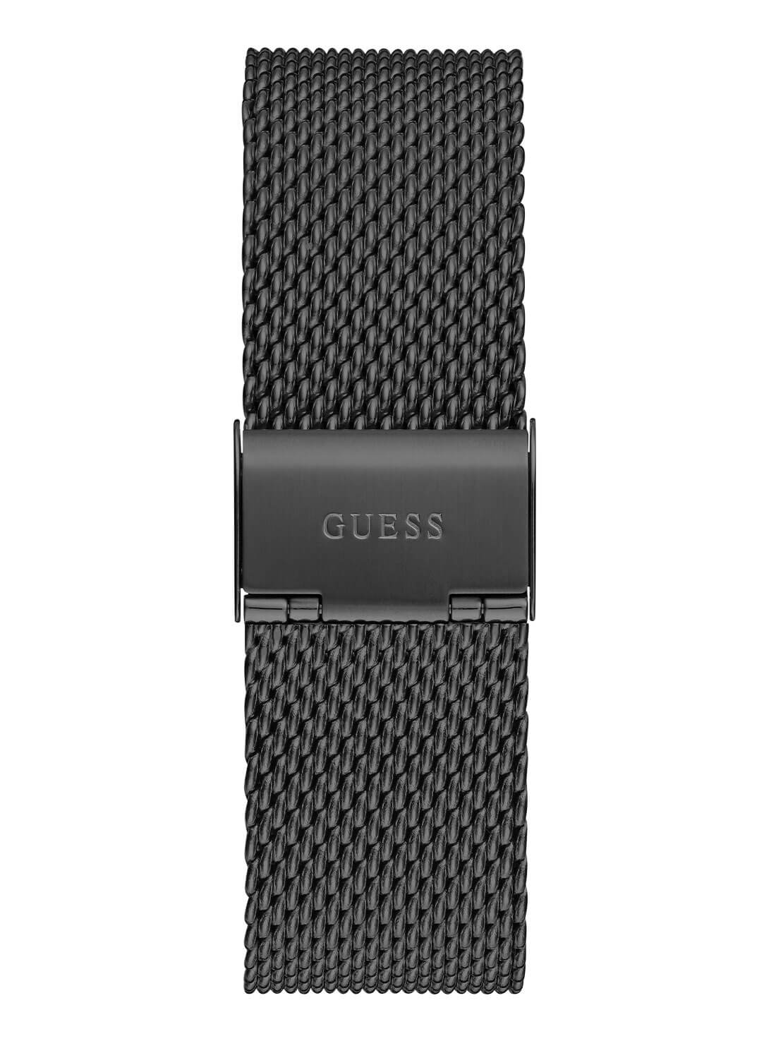 Black Reputation Logo Mesh Watch for Men - Stylish & Durable Stainless Steel Band - Perfect for Casual, Business & Everyday Wear