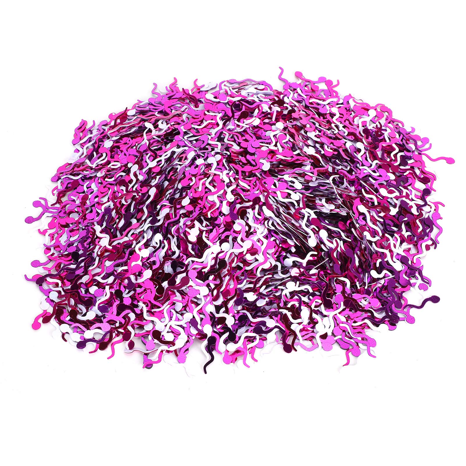 Tadpole-Shaped Table Confetti Decorations for Bath Parties, Weddings & Happy Celebrations – Perfect for Party Supplies, Surprise Events & Festive Scenes