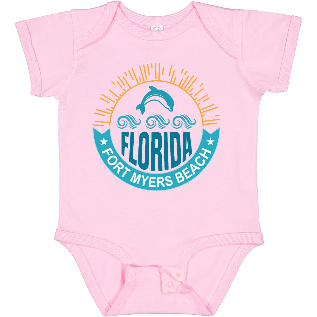 Inktastic Fort Myers Beach Florida Vacation Baby Bodysuit - Cute Florida Souvenir Outfit for Infants & Toddlers - Perfect for Beach Trips, Family Photos & Vacation Memories