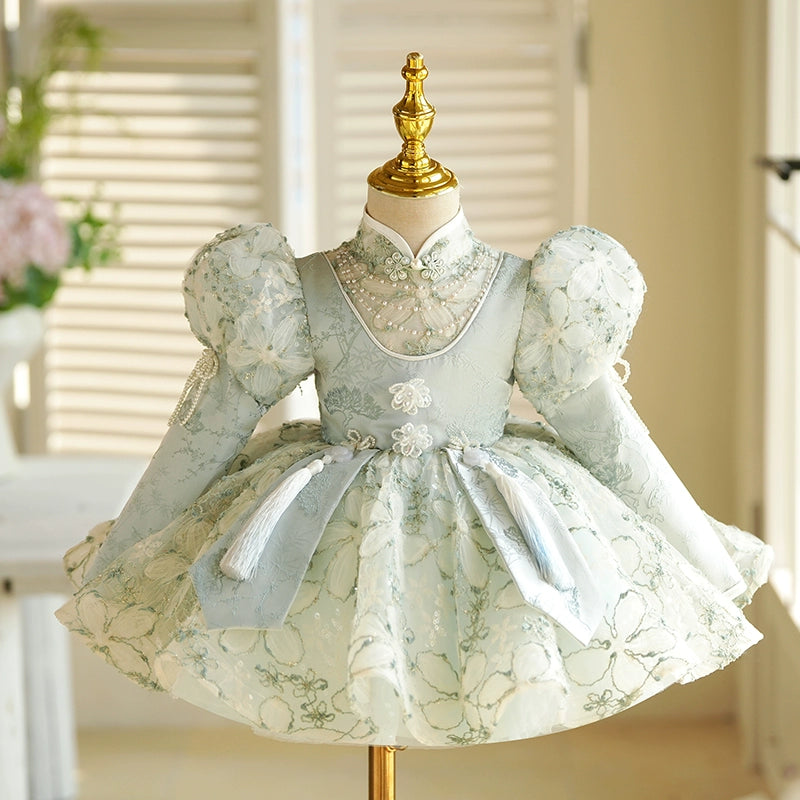 Princess Dress for Girls - Fluffy Birthday Party Gown | Elegant & Comfortable Kids Formal Wear for Special Occasions, Photos & Celebrations