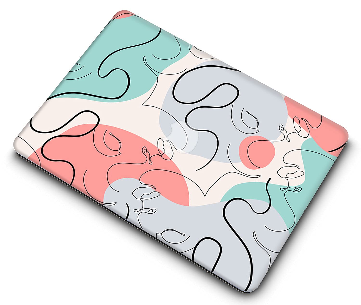 MacBook Pro 15 Inch Case (2016-2019 Model) - Durable Plastic Hard Shell Cover with Touch Bar & ID Cutouts - Includes Keyboard Skin - Abstract Painting Design - Perfect for Work, Travel & Daily Protection