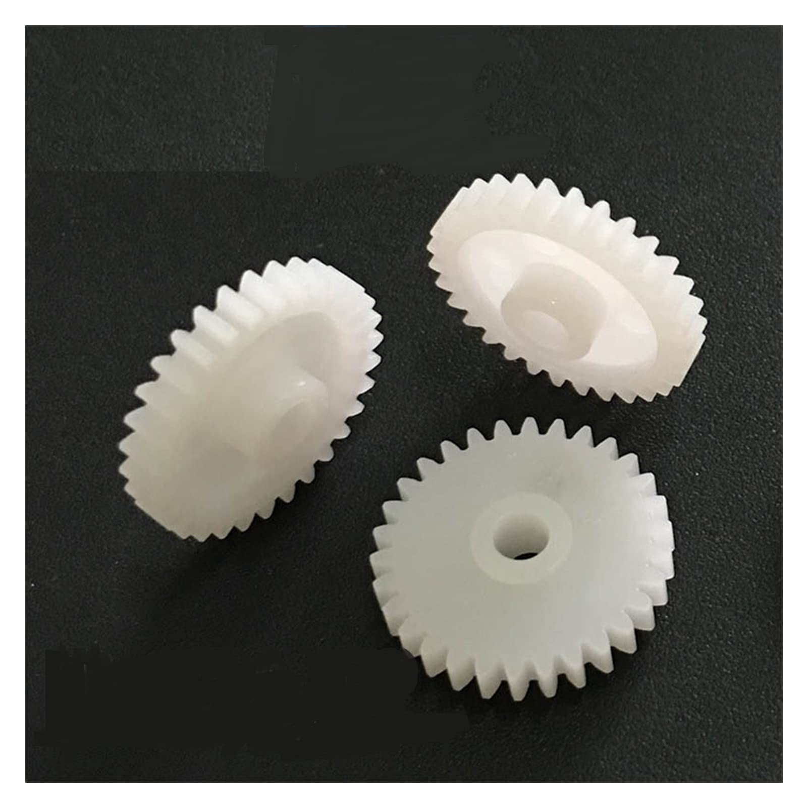 303A Thick Plastic Gear Disc - 0.5 Module, 3mm Tight Hole, 30 Teeth, 16mm Diameter - 10pcs Set for DIY Robotics, RC Cars, 3D Printer Repairs, and Mechanical Projects