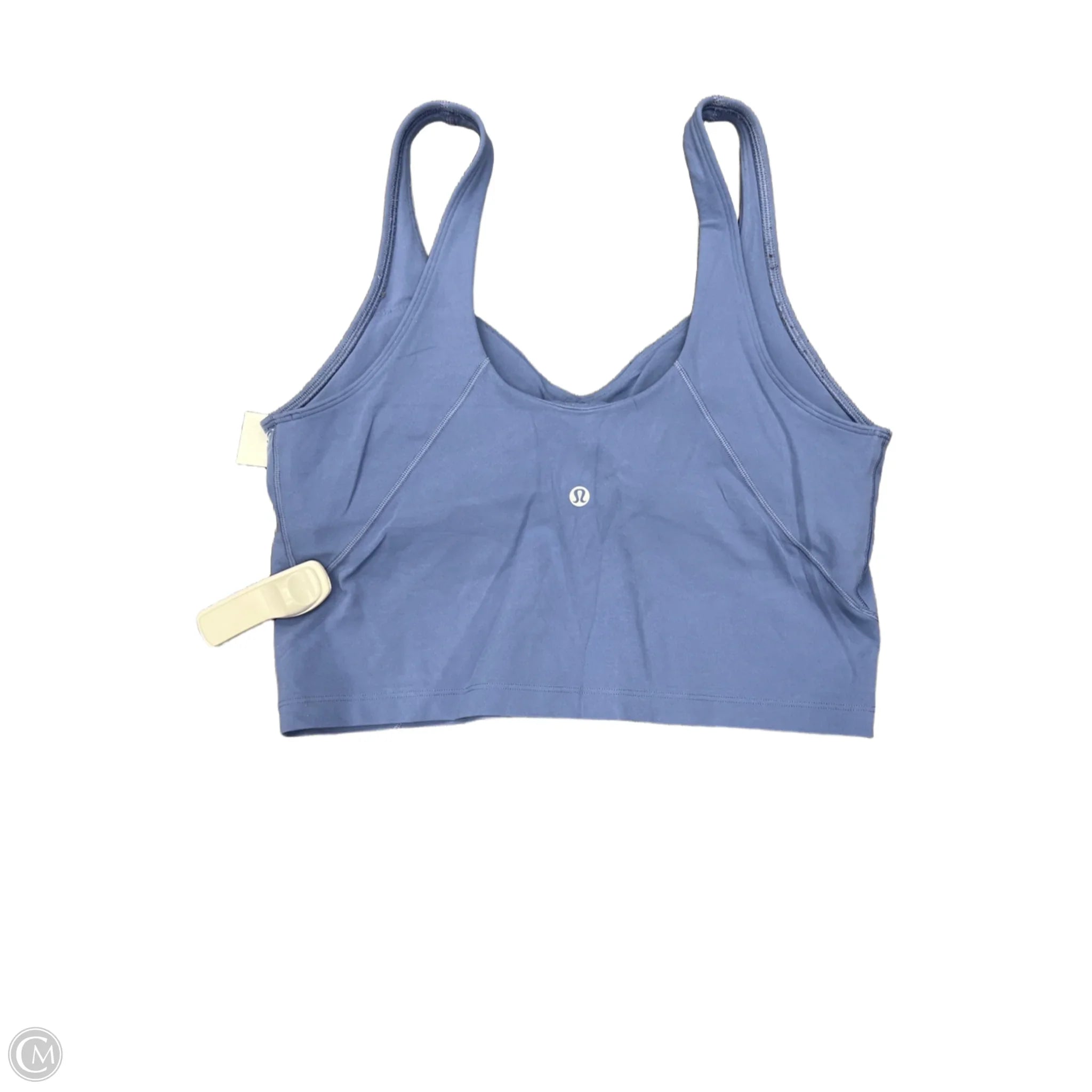 Lululemon Women's Athletic Sports Bra - Medium Support, Blue, Size 12 - Perfect for Yoga, Running & Gym Workouts