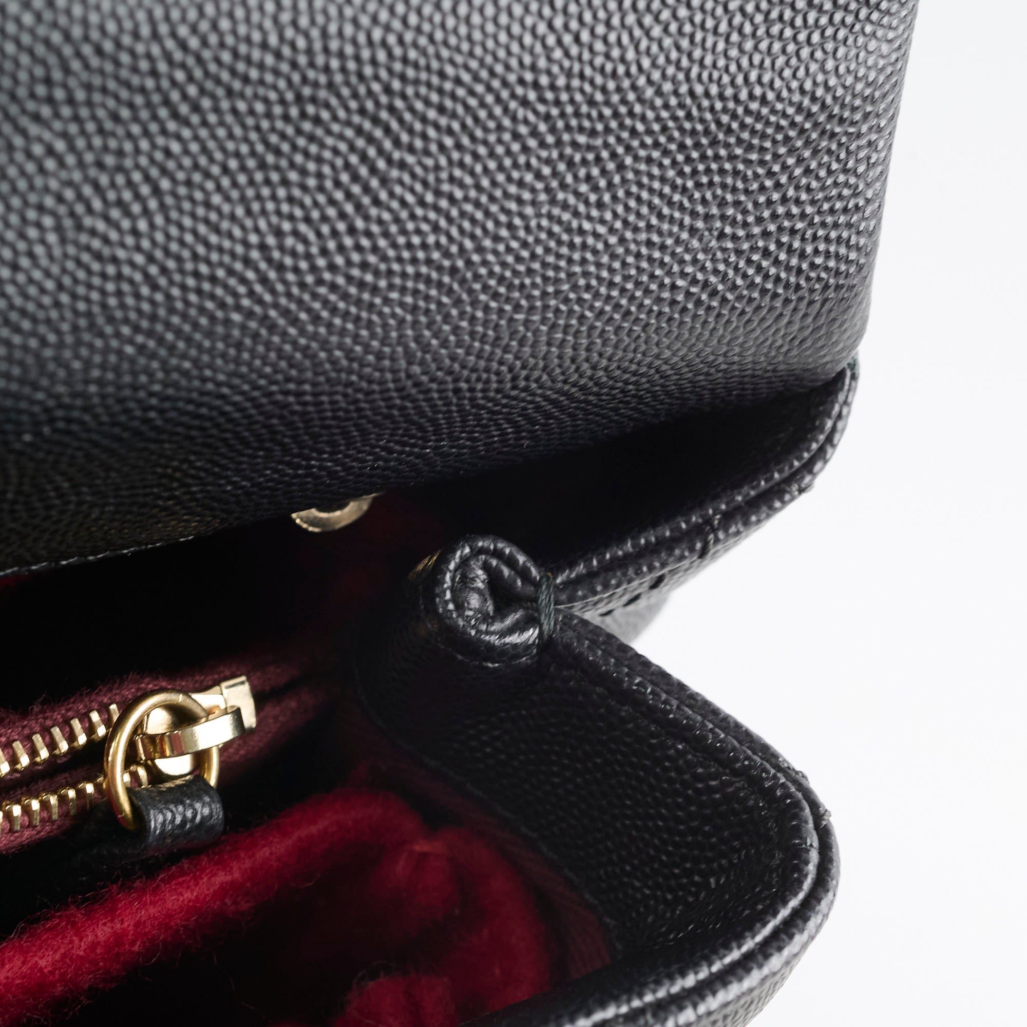 Chanel Medium COCO Handle Bag in Black Caviar Leather - Perfect for Work, Evening Events & Luxury Fashion Accessories