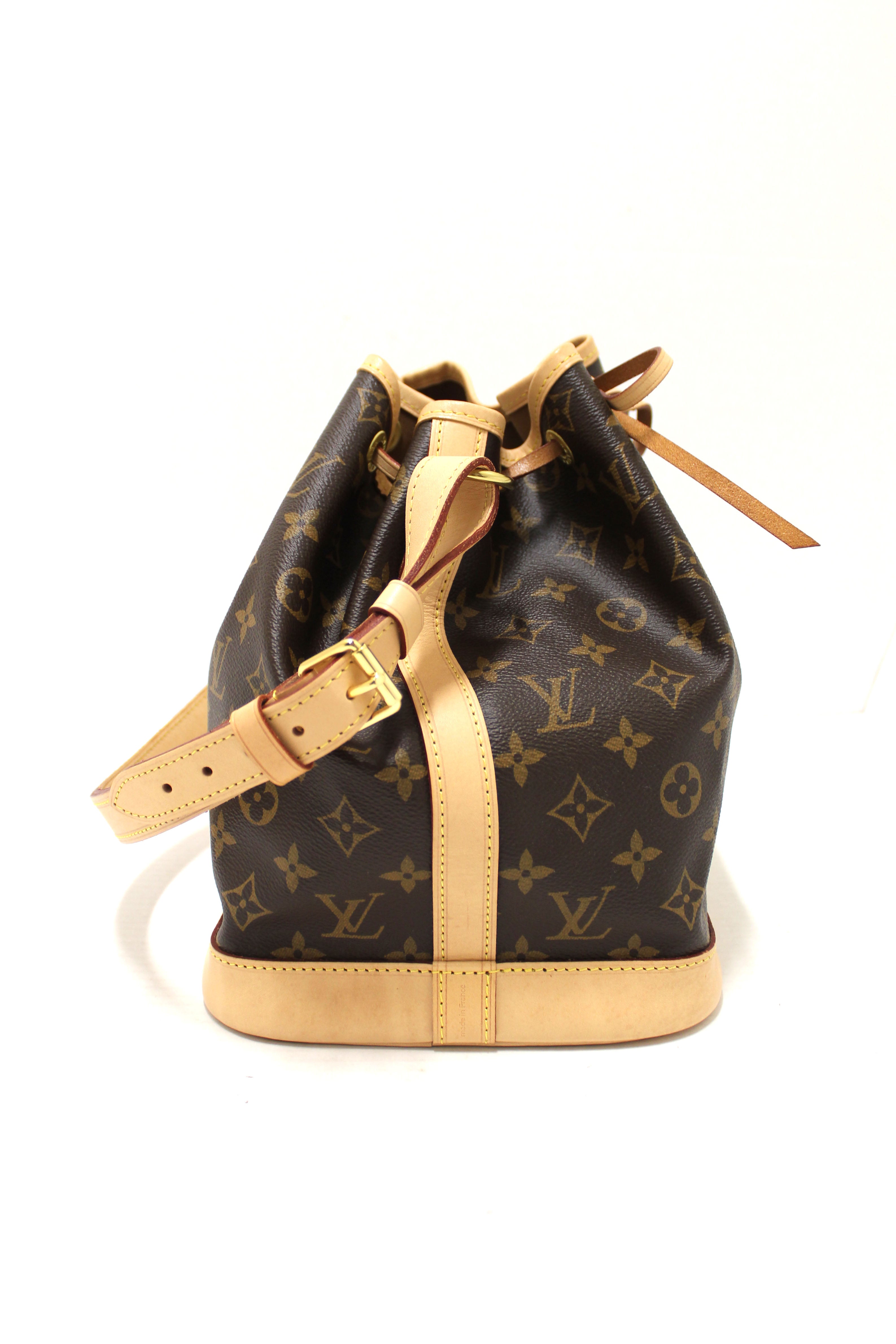 Authentic Louis Vuitton Classic Monogram Petit Noé Bucket Bag - Luxury Handbag for Women, Perfect for Everyday Use, Travel & Special Occasions
