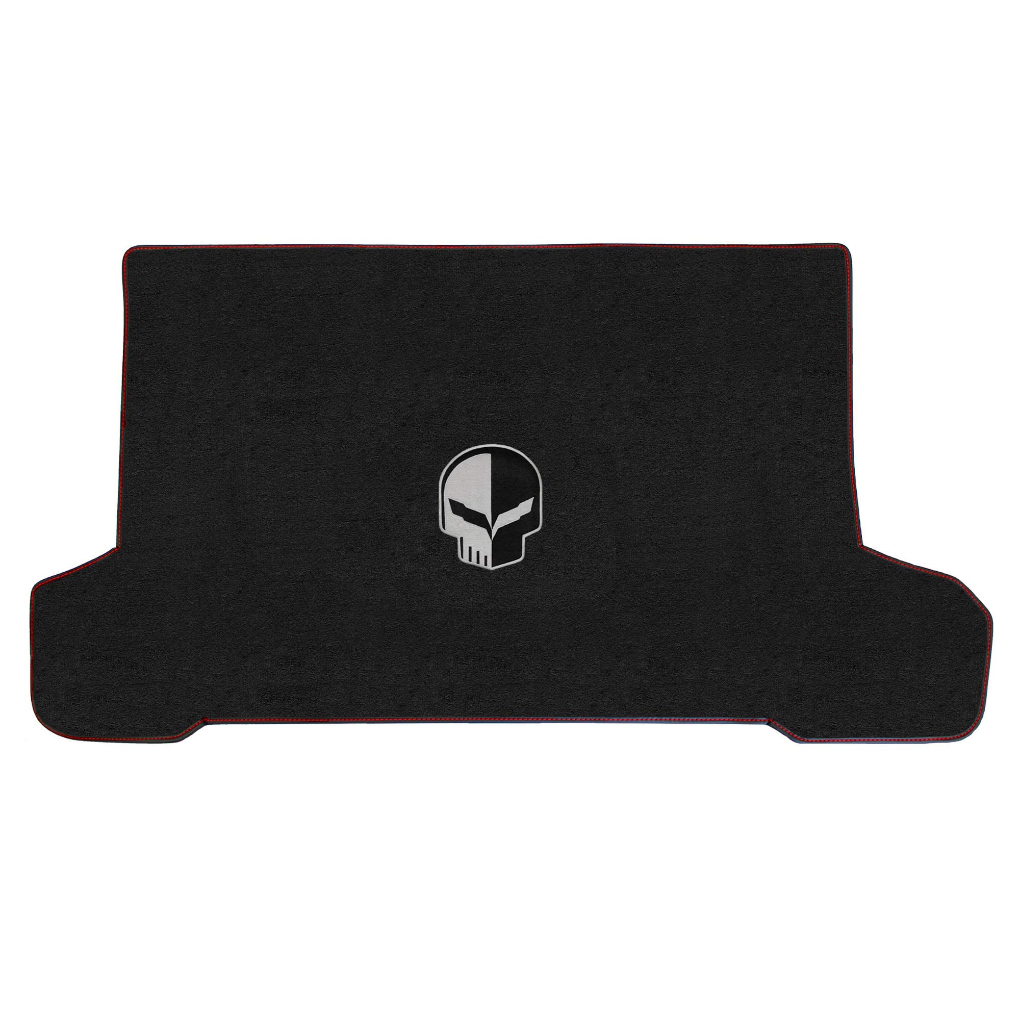 Premium Custom-Fit Carpeted Floor Mats for Corvette C7 2014-2019 - Luxury Car Floor Liners with Jake Logo (Charcoal, Convertible) | Perfect for Daily Driving & Car Shows