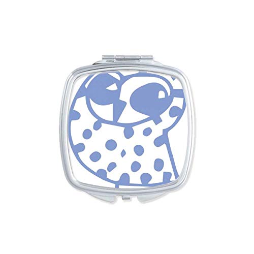 DIYthinker Cartoon Smiling Tilt Bird Animal Protection Pet Mirror - Portable Compact Pocket Makeup Mirror with Double Sided Glass - Perfect for Travel, Home Vanity & Handbag Essentials