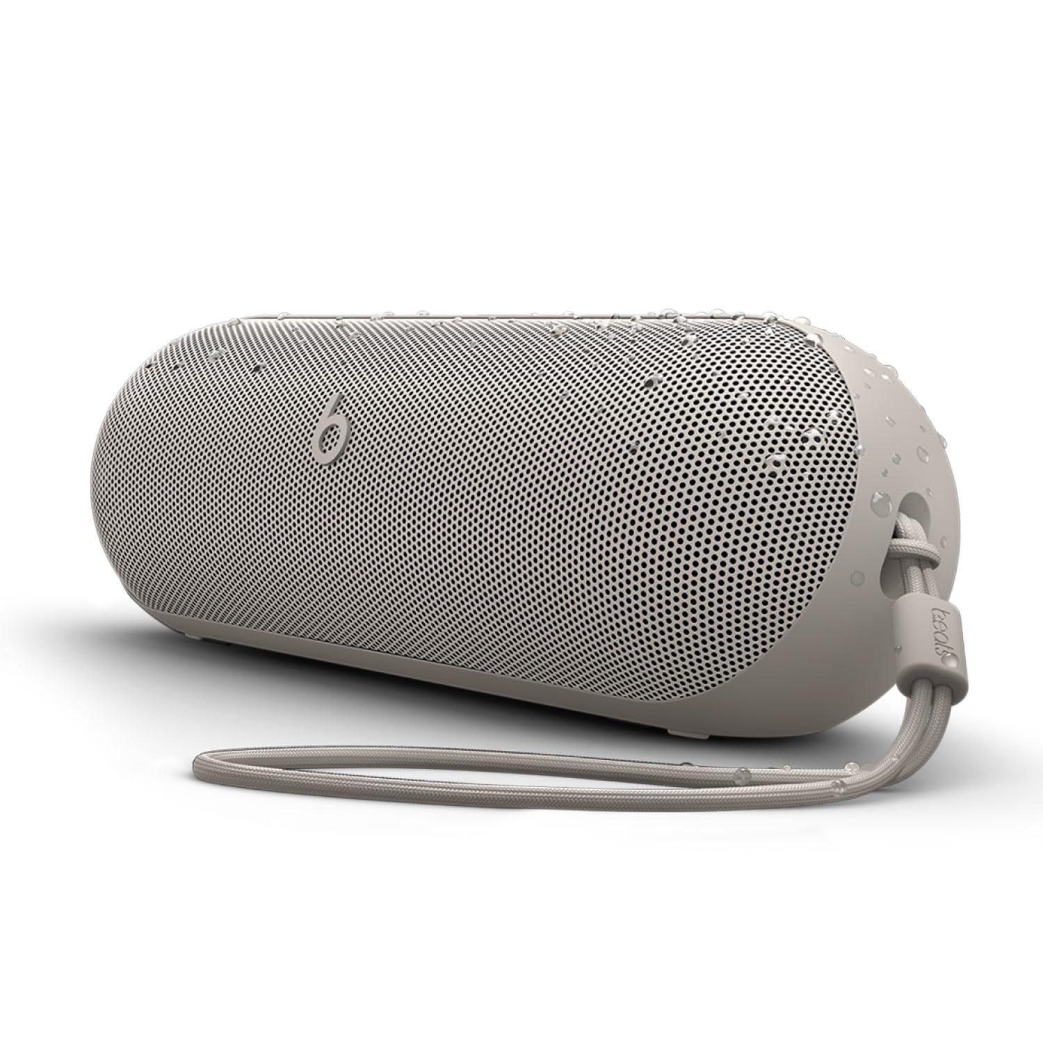 Beats Pill x Kim Kardashian Wireless Bluetooth Speaker - Portable IP67 Waterproof Speaker with 24H Playtime, USB-C Charging, Built-in Mic for Calls - Compatible with iPhone & Android - Perfect for Pool Parties, Beach Trips & Outdoor Adventures (Light Gray)