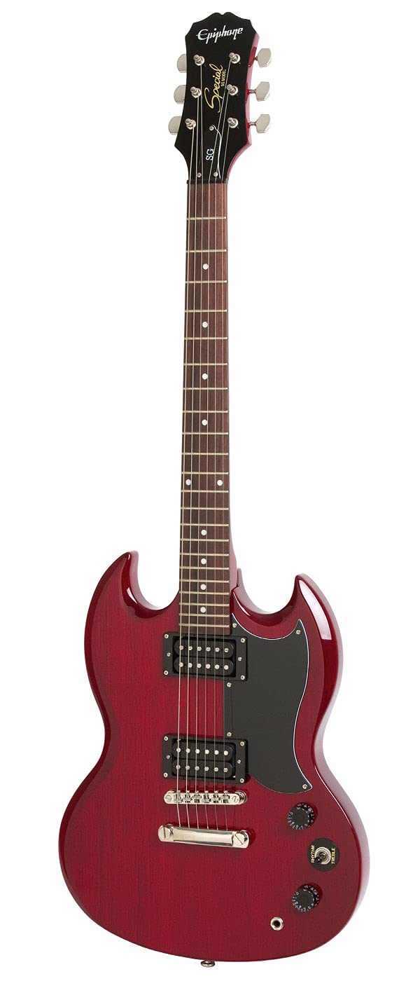 Epiphone SG Special Electric Guitar - Cherry Red Finish | Classic Rock & Blues Guitar for Beginners & Professionals | Perfect for Live Performances & Studio Recording