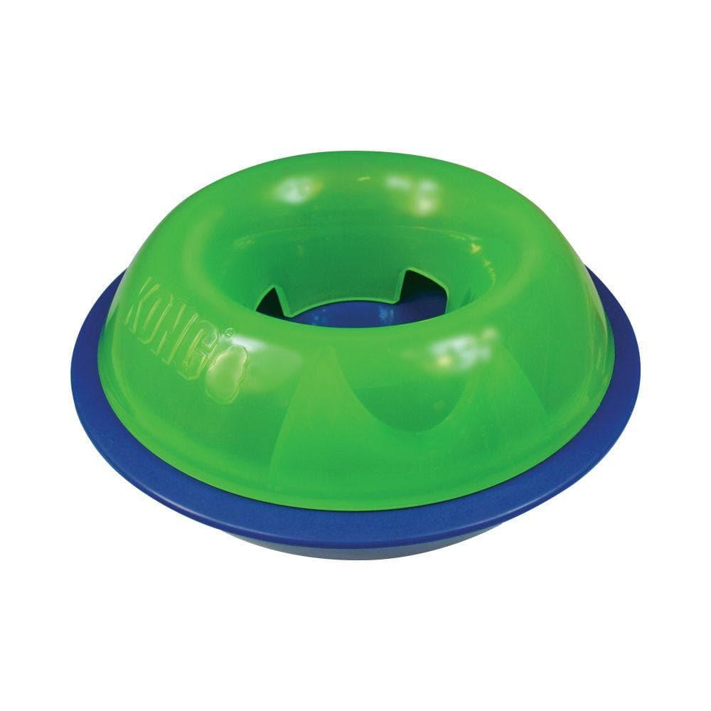 Kong Tiltz® Interactive Dog Treat Dispenser Toy - Food Puzzle for Mental Stimulation and Reward Training - Perfect for Small to Medium Dogs at Home or Outdoors