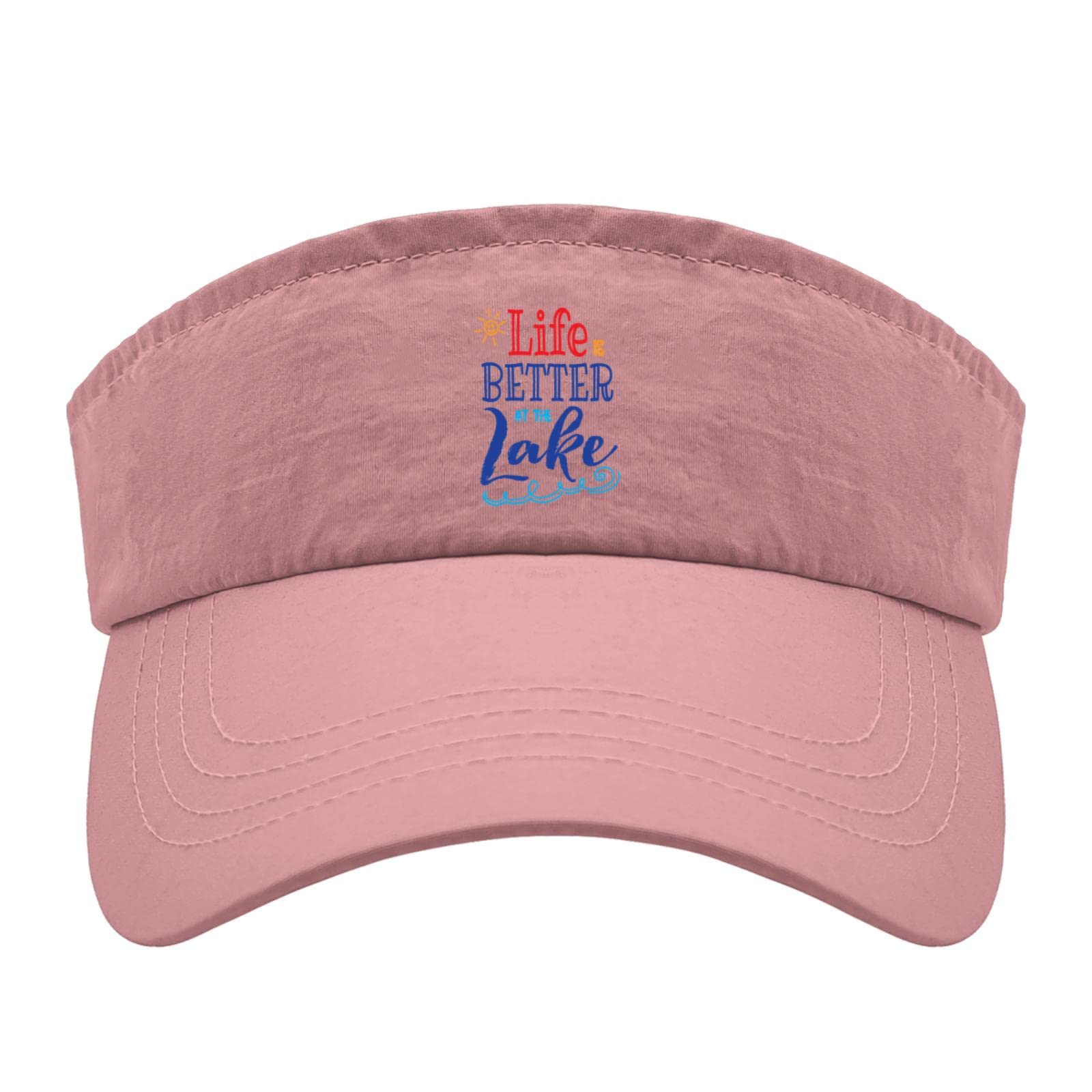 Stylish Sun Visors for Women & Men - UV Protection Running Hat, Breathable Golf Visor Cap for Outdoor Sports, Beach & Lake Activities