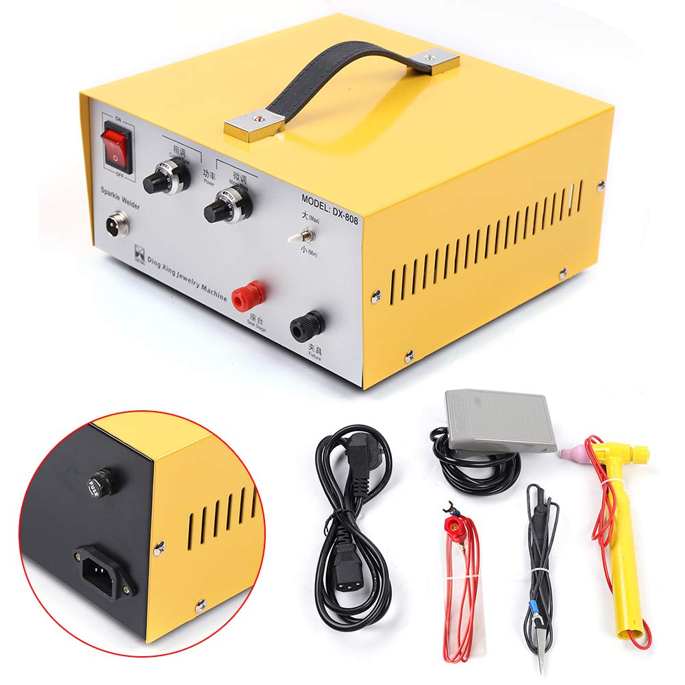 80A Jewelry Spot Welder Kit with Welding Pen - Gold Silver Platinum Welding Machine for Jewelry Making & Repair | DIY Crafts, Professional Jewelers, Home Workshop Use