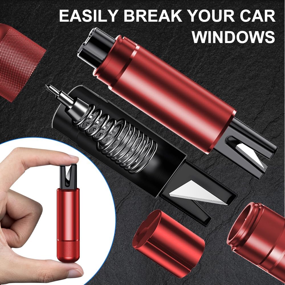 MILEX Emergency Escape Hammer Set of 2 - Car Window Breaker & Seatbelt Cutter for Vehicle Safety - Perfect for Emergency Situations in Cars, Trucks, and SUVs