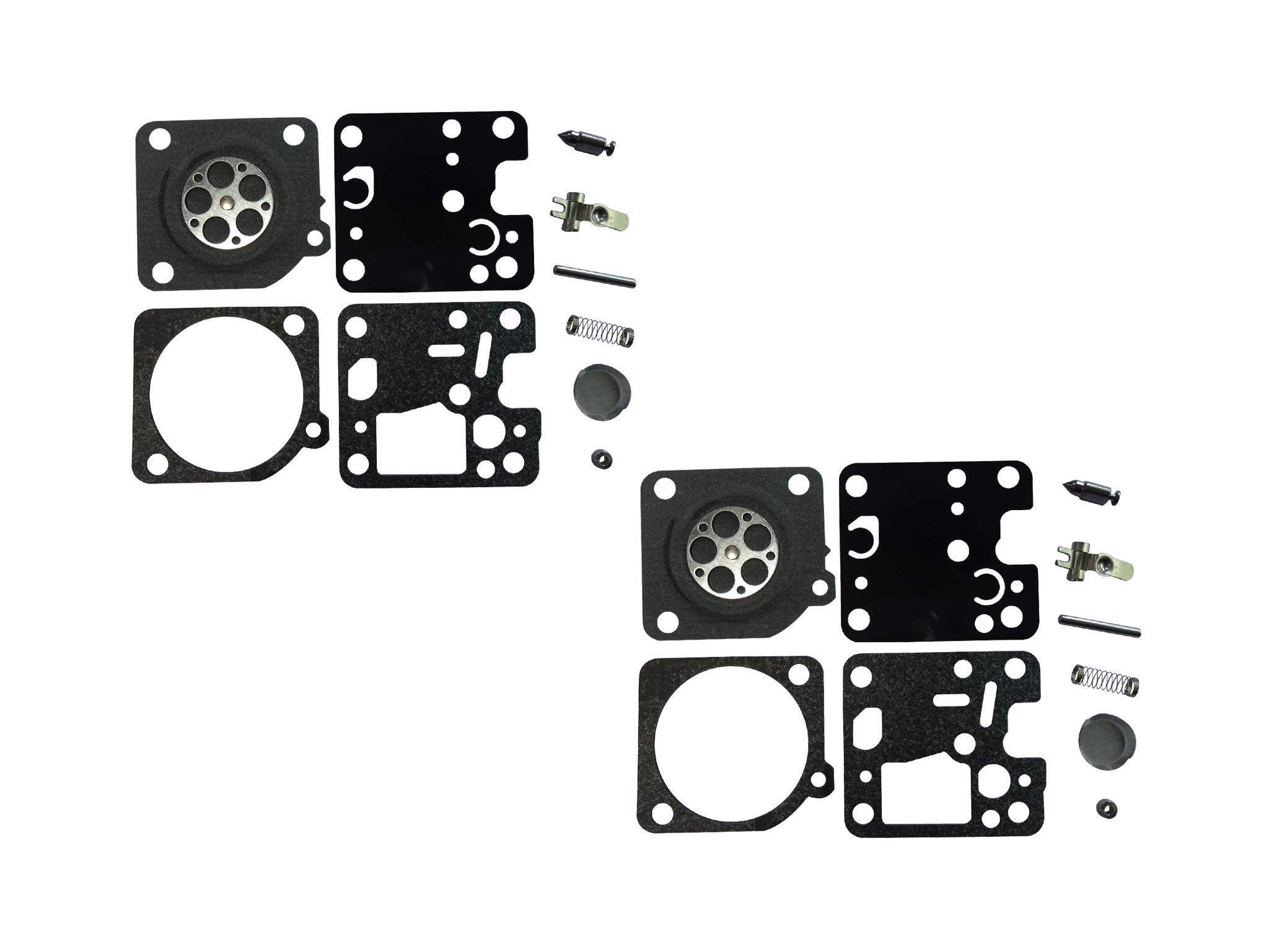CTS Carburetor Repair Kit for Echo GT200 GT201 GT225 SRM200 SRM230 Trimmer & HC-160 HC-180 HC-200 Hedge Cutter - Replaces ZAMA RB-188 (2-Pack) - Perfect for Small Engine Maintenance and Outdoor Power Equipment Repair