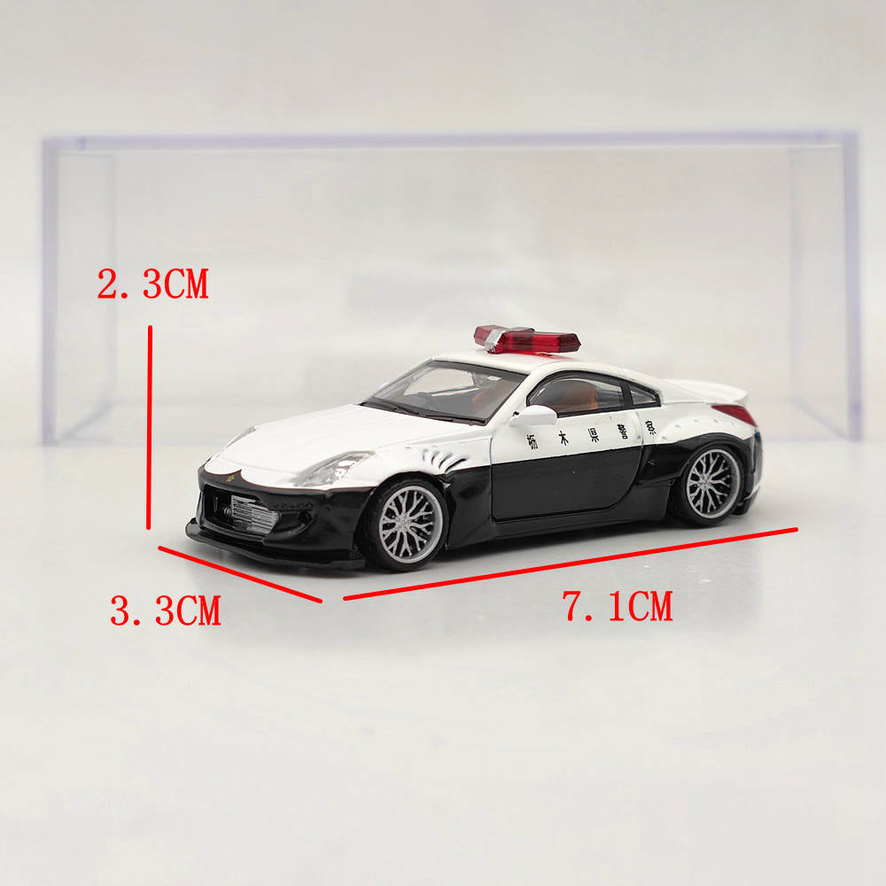 1:64 Nissan 350Z Fairlady Z Diecast Model Car - Limited Edition NFS Police Toy Collection - Perfect Gift for Car Enthusiasts & Display for Office/Home Decor