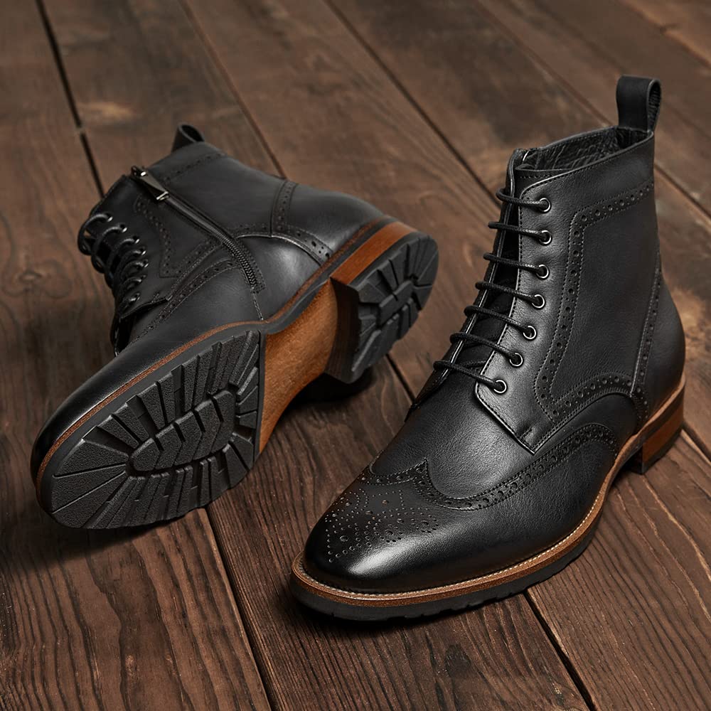 Men's Casual Oxford Chukka Boots - Comfortable Dress Boots for Business & Outdoor Wear | Perfect for Office, Travel & Formal Occasions