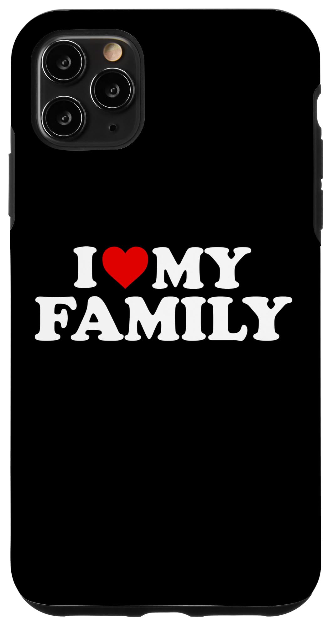 iPhone 11 Pro Max Case with Red Heart Design - 