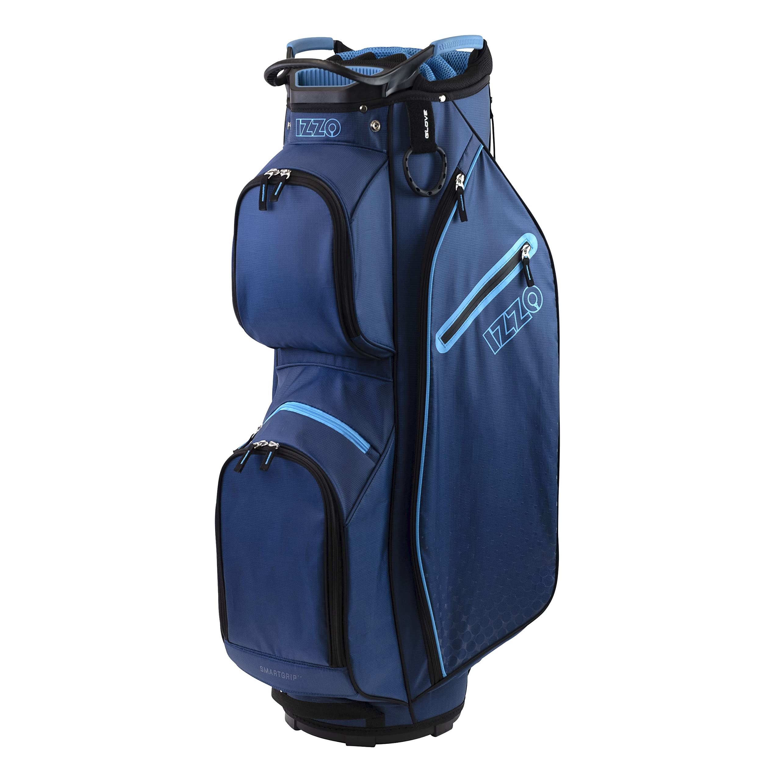 Izzo Golf Deluxe Cart Bag - Lightweight Waterproof Golf Stand Bag for Push Carts & Electric Golf Carts | Perfect for Golf Tournaments & Weekend Golfing