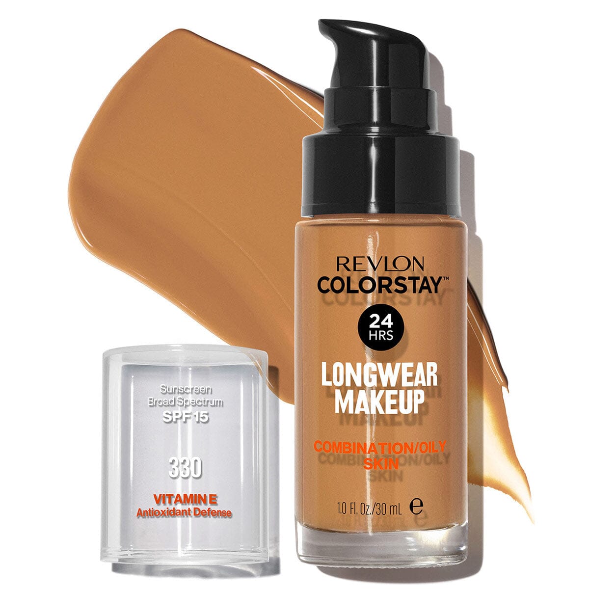 Revlon ColorStay Liquid Makeup for Combination to Oily Skin - Natural Tan Shade, Long-Lasting Full Coverage Foundation (Perfect for Everyday Wear & Special Occasions)