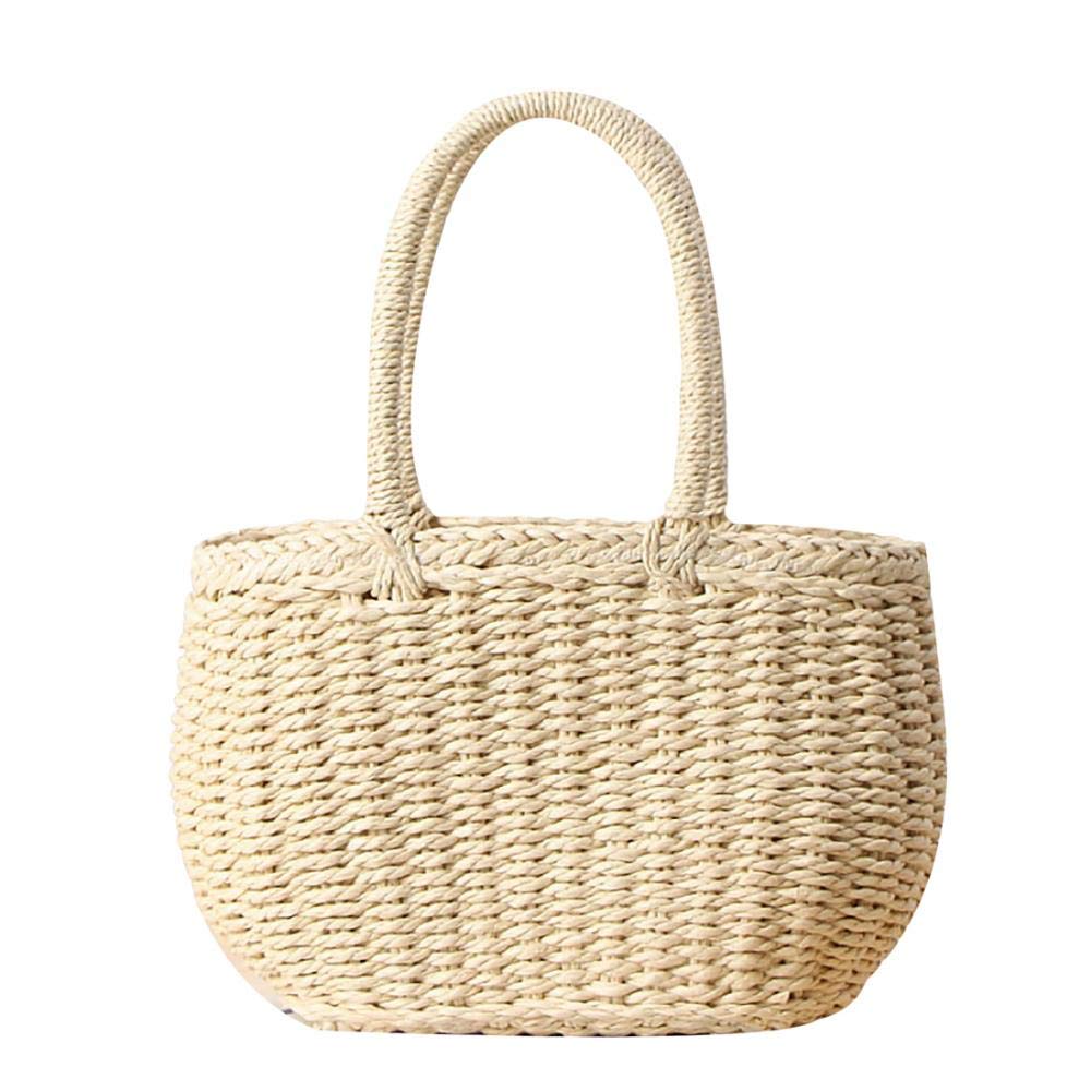 Women's Rattan Straw Hobo Bag - Crossbody Beach Purse for Vacation & Travel
