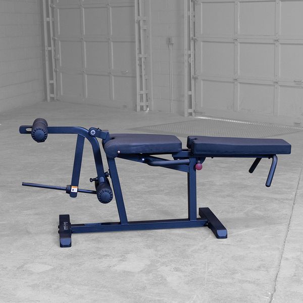 Body Solid GLCE365B Leg Curl & Extension Machine - Home Gym Strength Training Equipment for Leg Workouts & Muscle Building