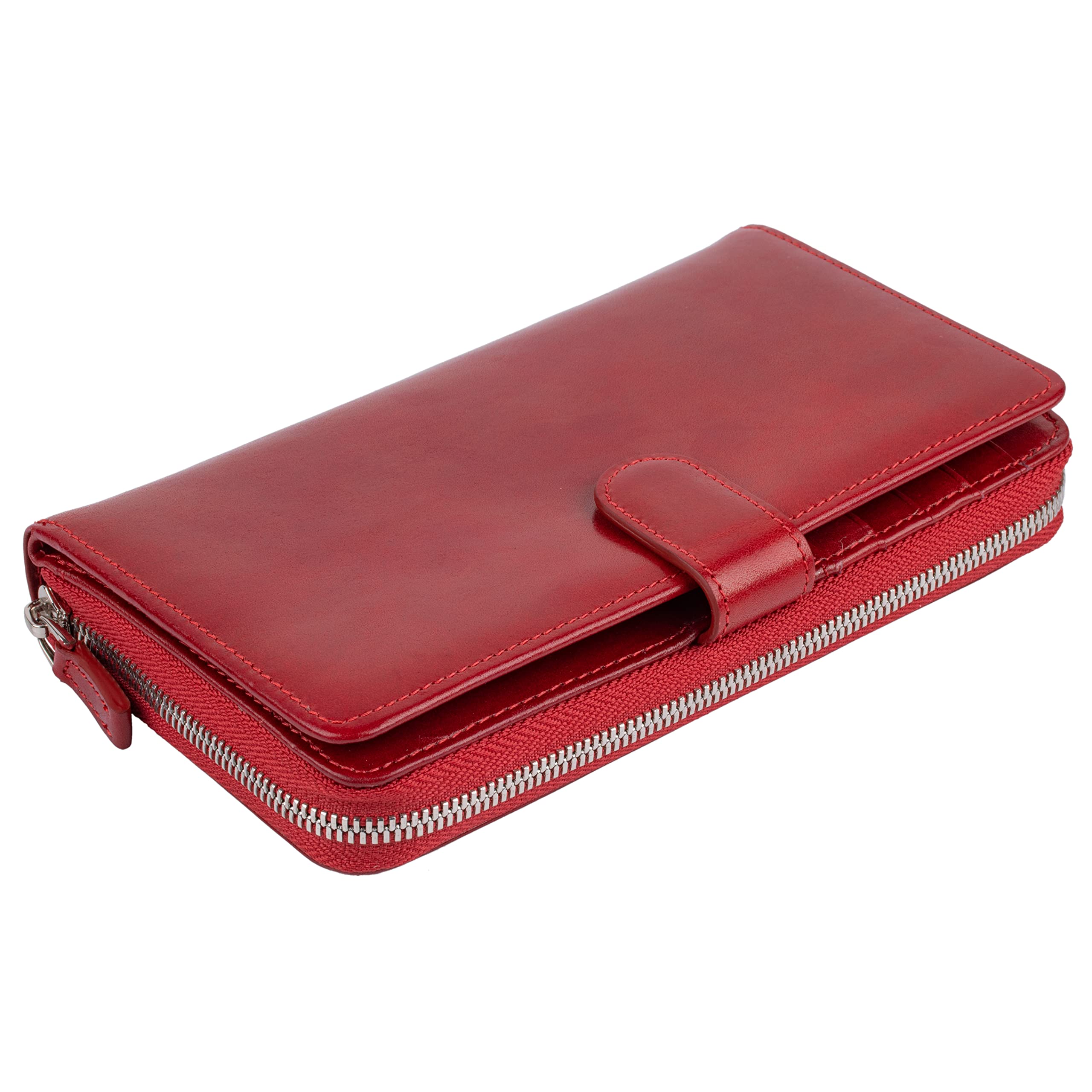 Giudi Luxury Women's Wallet - Genuine Italian Leather - Large Capacity Ladies Purse - Perfect for Everyday Use & Gift Giving