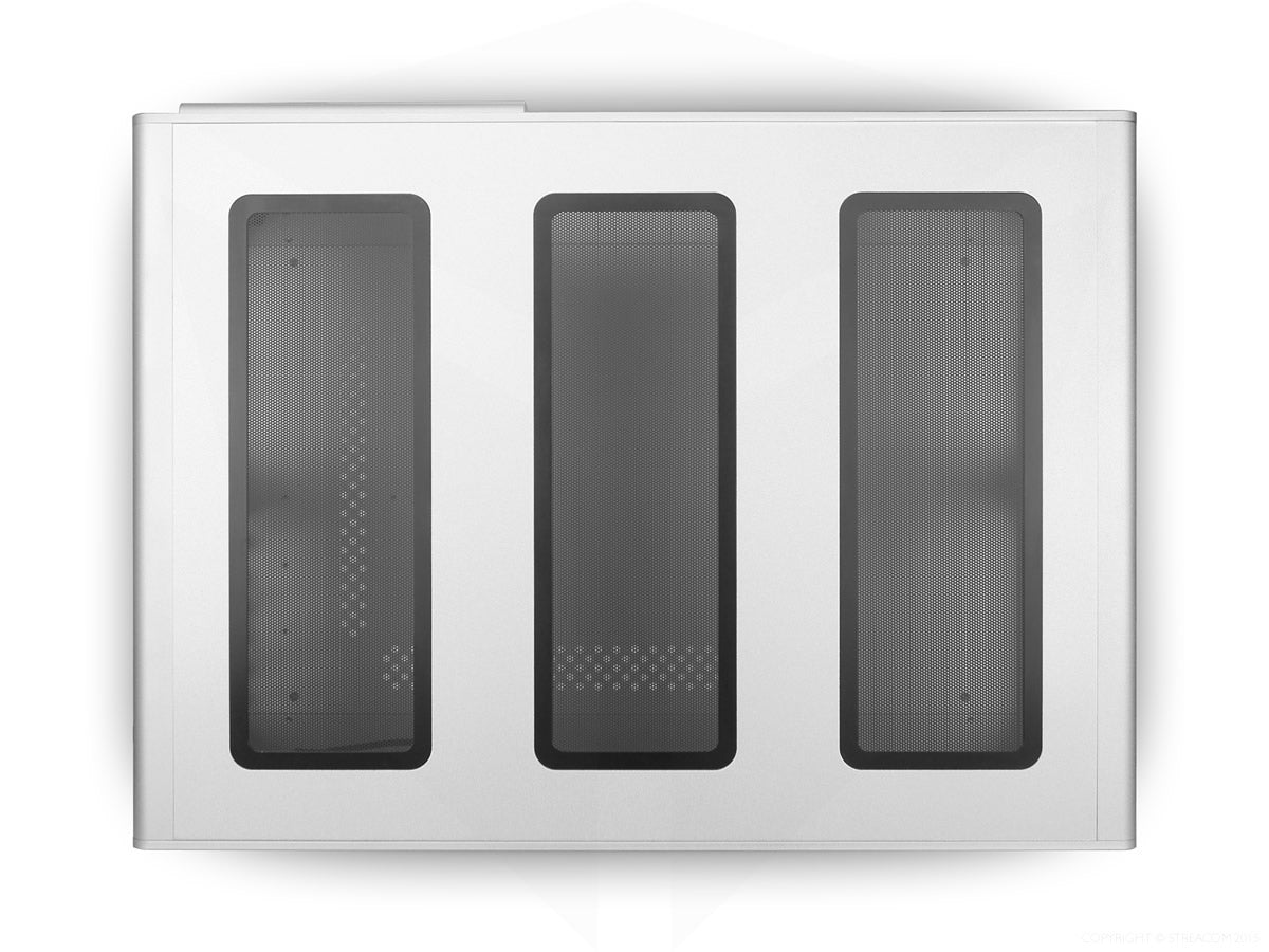 Streacom F12C Alpha Extruded Aluminum Mini-ITX PC Case - Compact & Durable Chassis for Home Theater, Gaming & Office Workstations