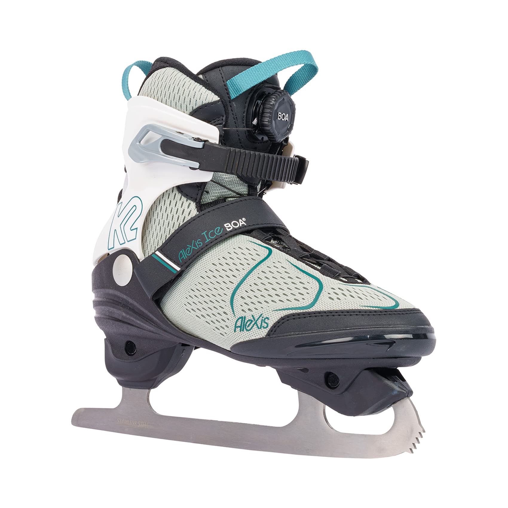 K2 Alexis Ice Boa Women's Figure Skates - Premium Ice Skating Blades for Performance & Comfort | Perfect for Recreational Skating, Ice Dancing & Training