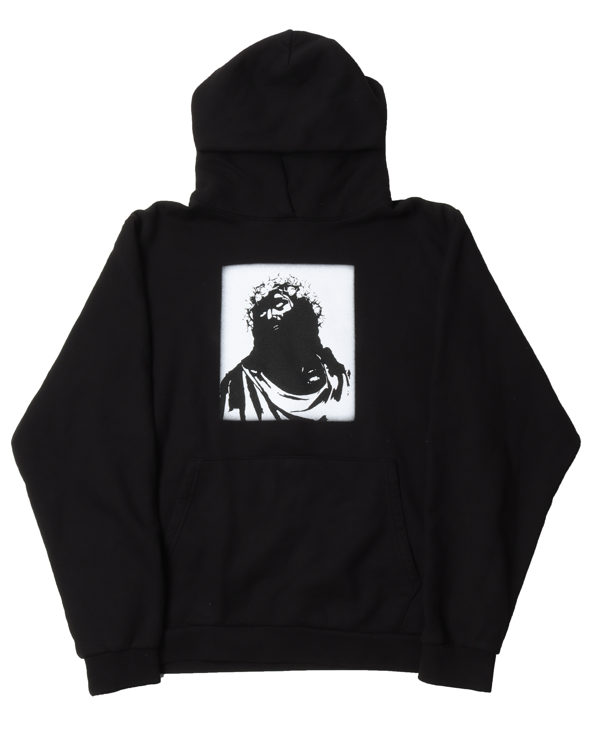 Jesus Hoodie - Black & White Christian Sweatshirt for Men & Women | Perfect for Church, Bible Study & Everyday Faith Wear