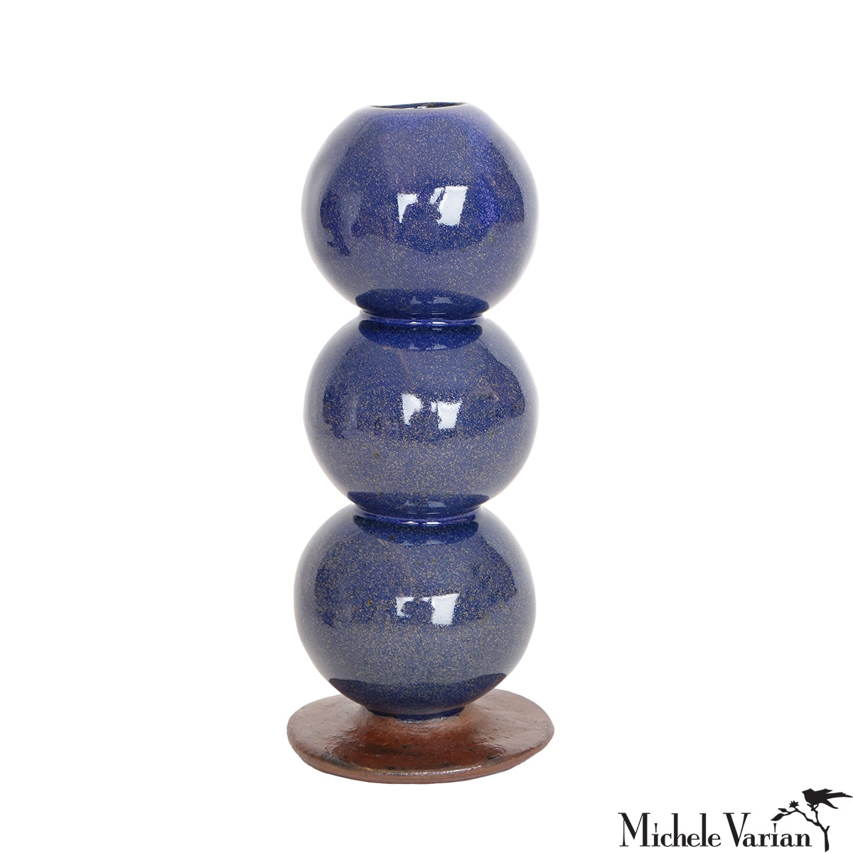 Blue Abacus Vase - Modern Decorative Ceramic Flower Vase for Home & Office Decor | Perfect for Centerpieces, Wedding Decorations, and Gift Giving
