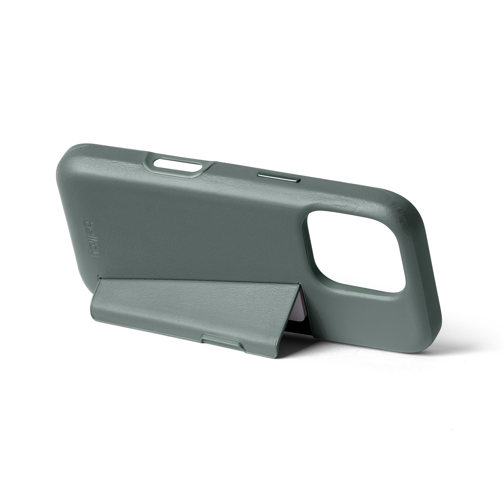 Bellroy Premium Leather iPhone 16 Pro Case with 3 Card Holder - Slim Wallet Phone Cover for iPhone 16 Pro in Agave Green | Perfect for Travel, Work & Everyday Use
