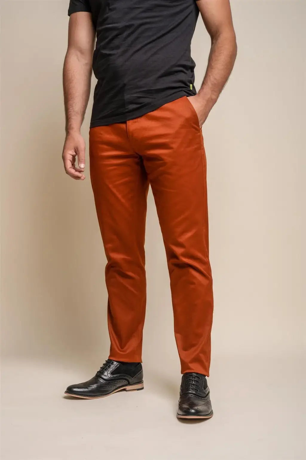 Cavani Men's Dakota Chinos - Classic Slim Fit Stretch Dress Pants for Business Casual & Office Wear | Comfortable Work Pants for Men