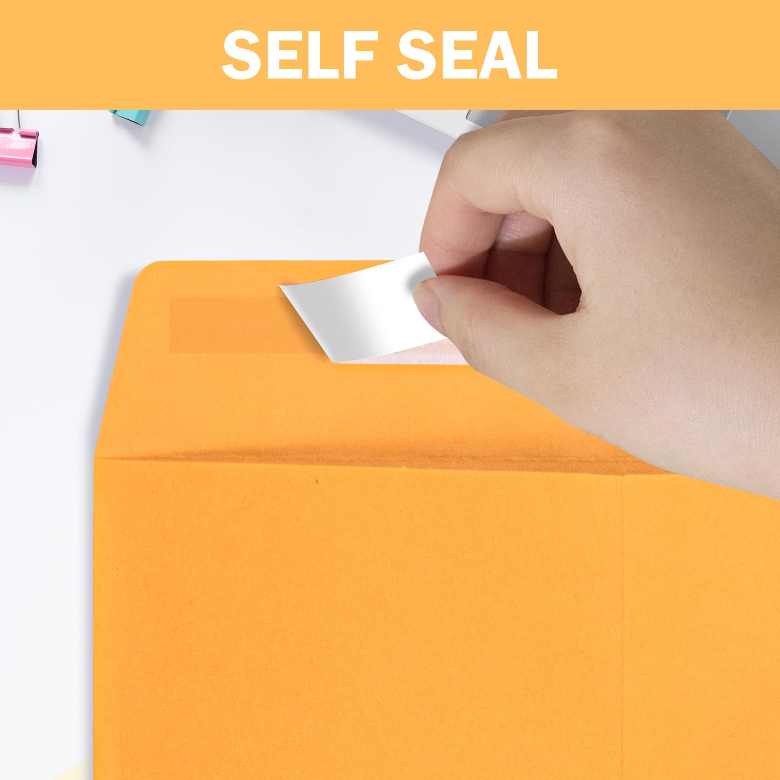 50 Pack 9x12 Self Seal Manila Envelopes - Mailing & Catalog Envelopes for Photos, Cards, Documents - Perfect for Office, School & Business Correspondence
