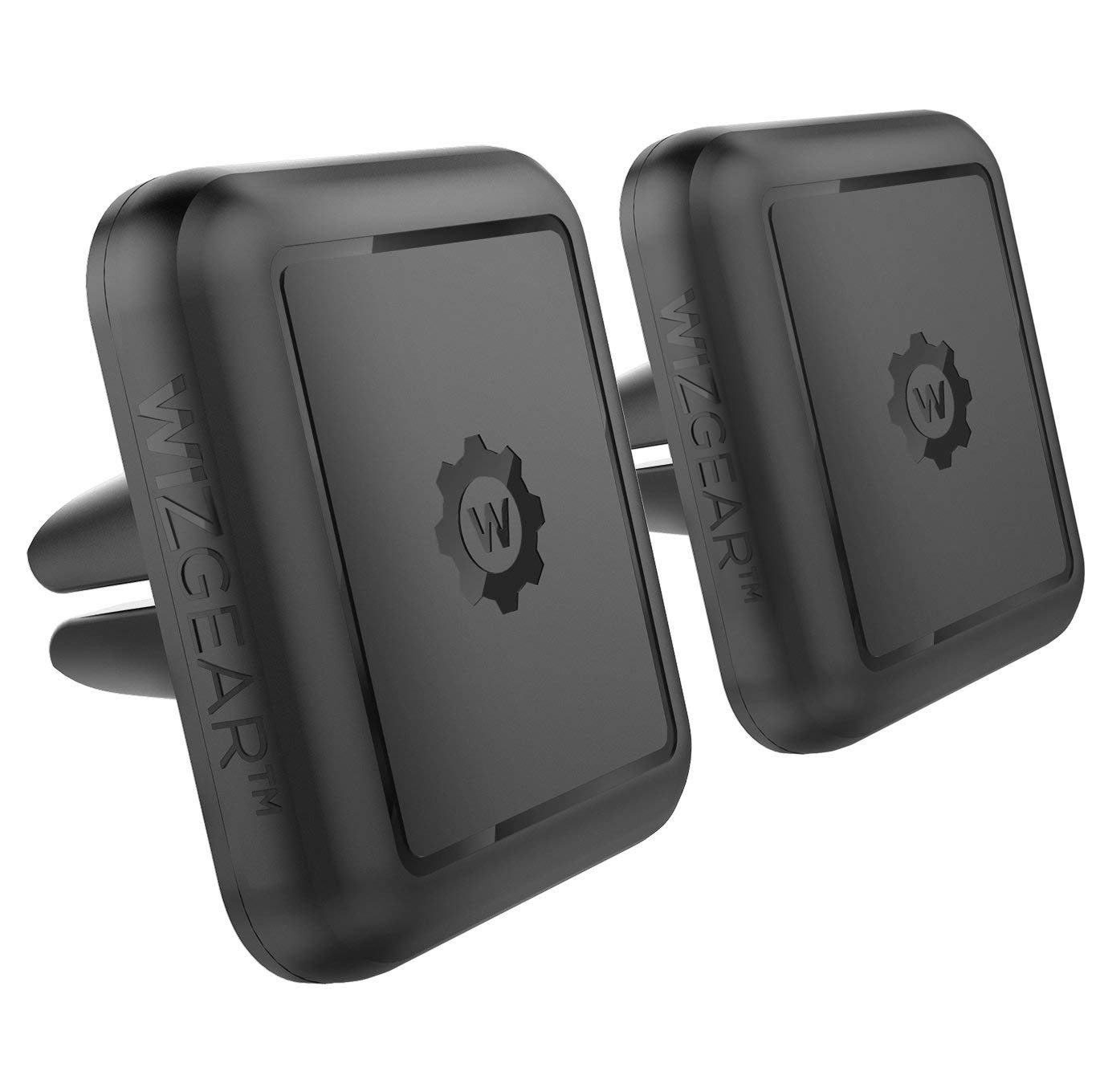 2 Pack Universal Air Vent Magnetic Phone Holder for Car - Strong Magnetic Mount for Cell Phones & Mini Tablets with Fast Snap Technology | Secure Hands-Free Driving | Perfect for Commuting, Road Trips & GPS Navigation