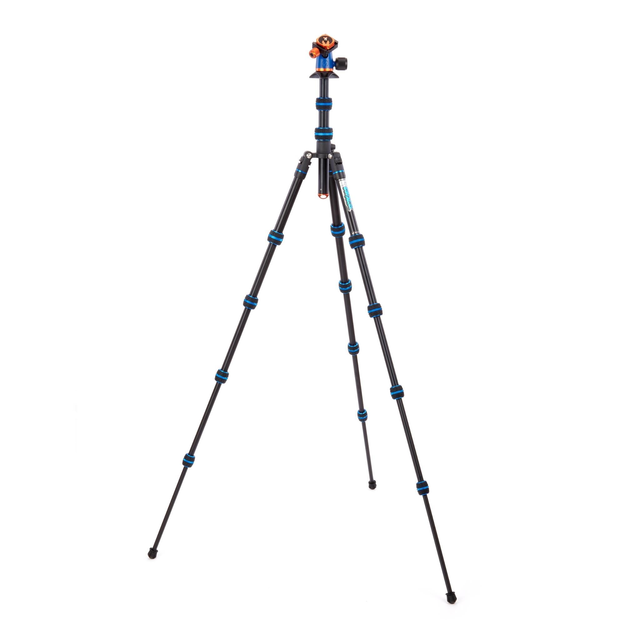 3 Legged Things Punks Corey 2.0 & Airhed Neo 2.0 Tripod System (Blue) - Professional Camera Tripod for Photography, Videography, Travel & Outdoor Shooting