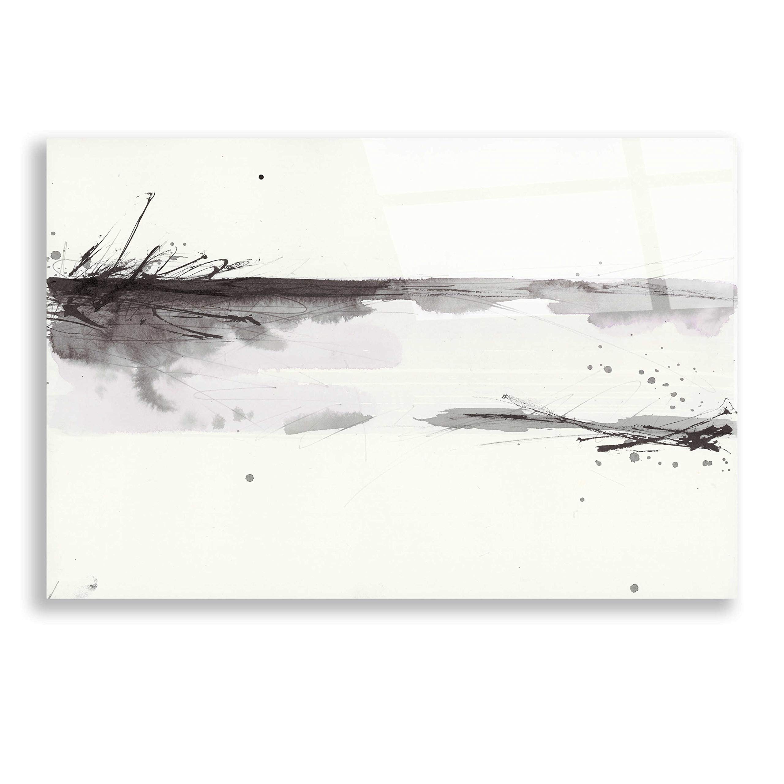 Epic Art 'Simplification Series II' by Britt Hallowell - Modern Acrylic Glass Wall Art Painting 24x16 Inches - Perfect for Living Room, Bedroom & Office Decor